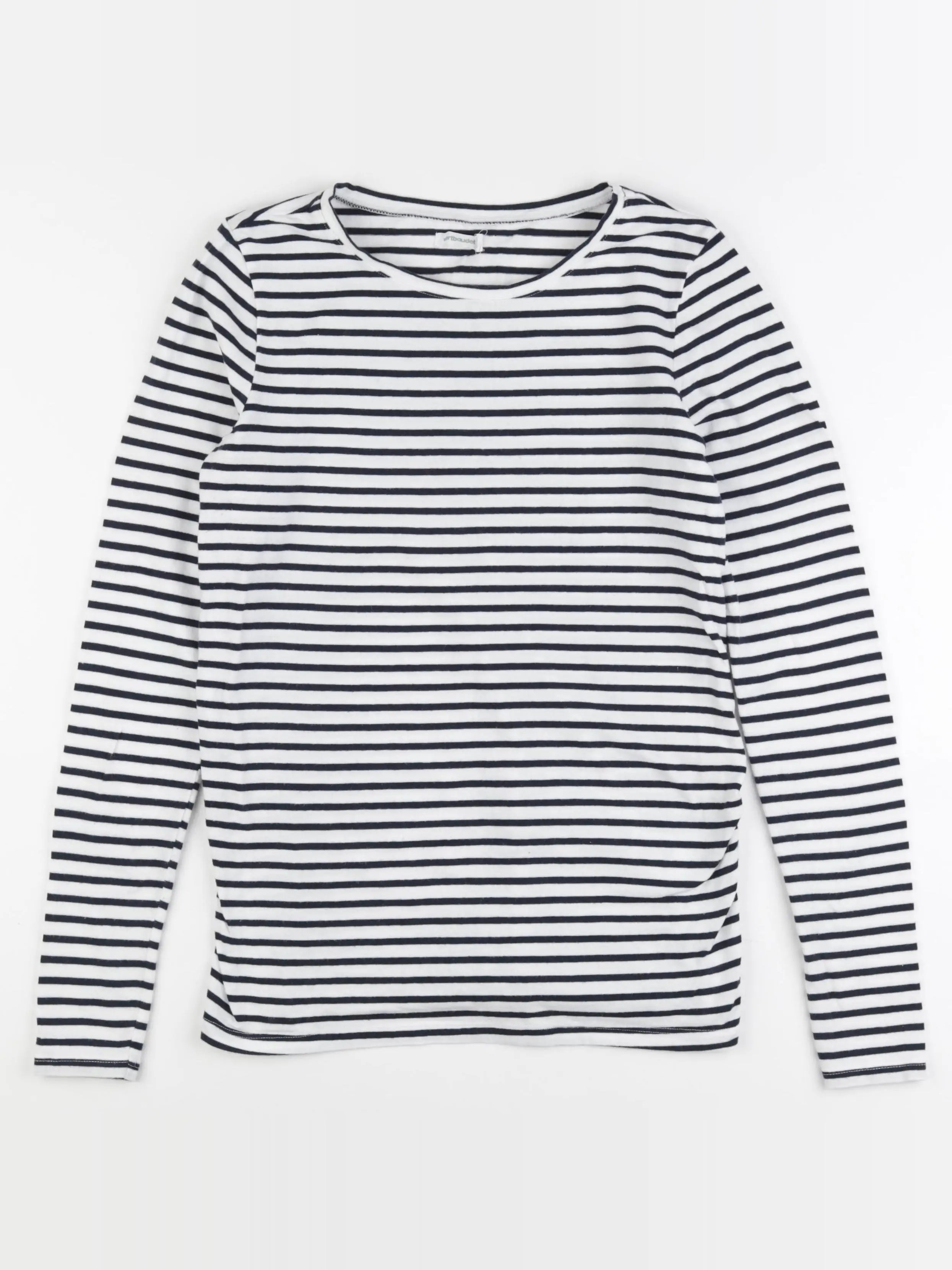 Vertbaudet - tee-shirt grossesse blanc, bleu - 38 à 40