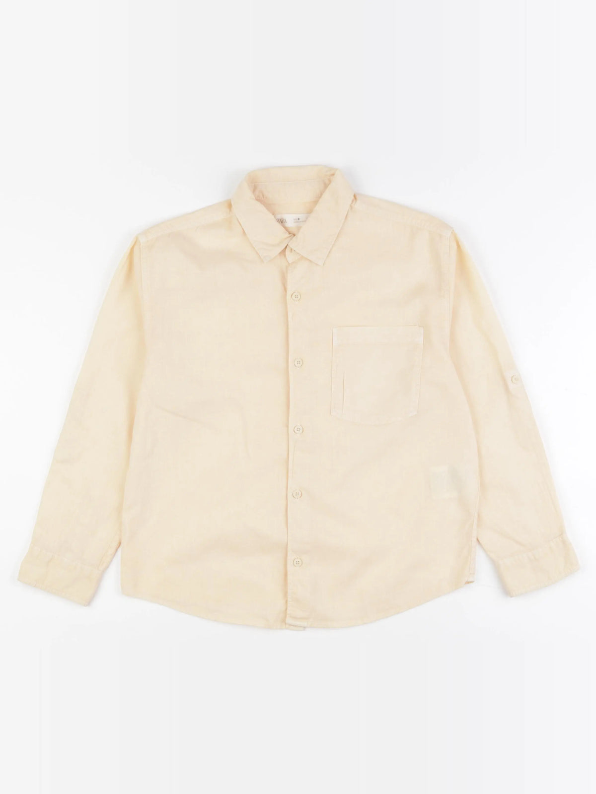 Zara - chemise orange - 8 ans