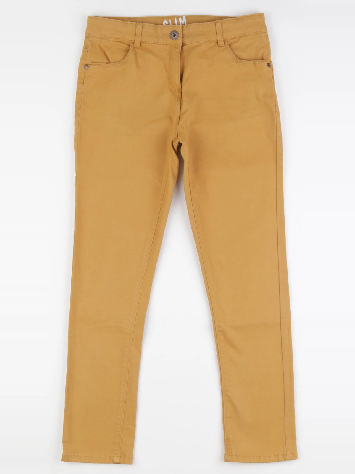 Vertbaudet - pantalon jaune - 10 ans