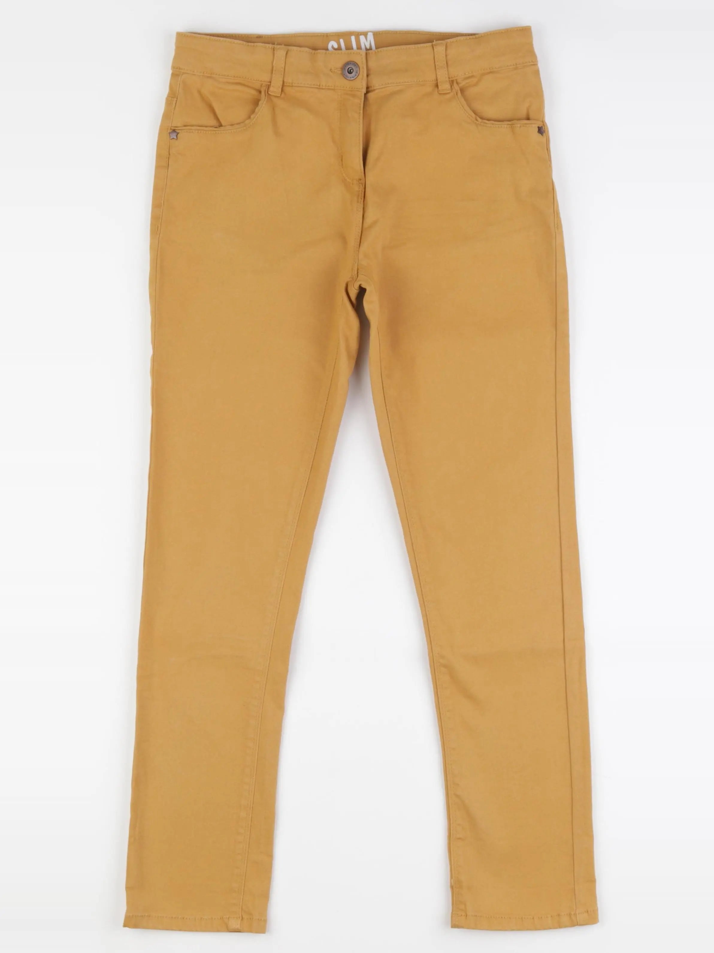 Vertbaudet - pantalon jaune - 10 ans