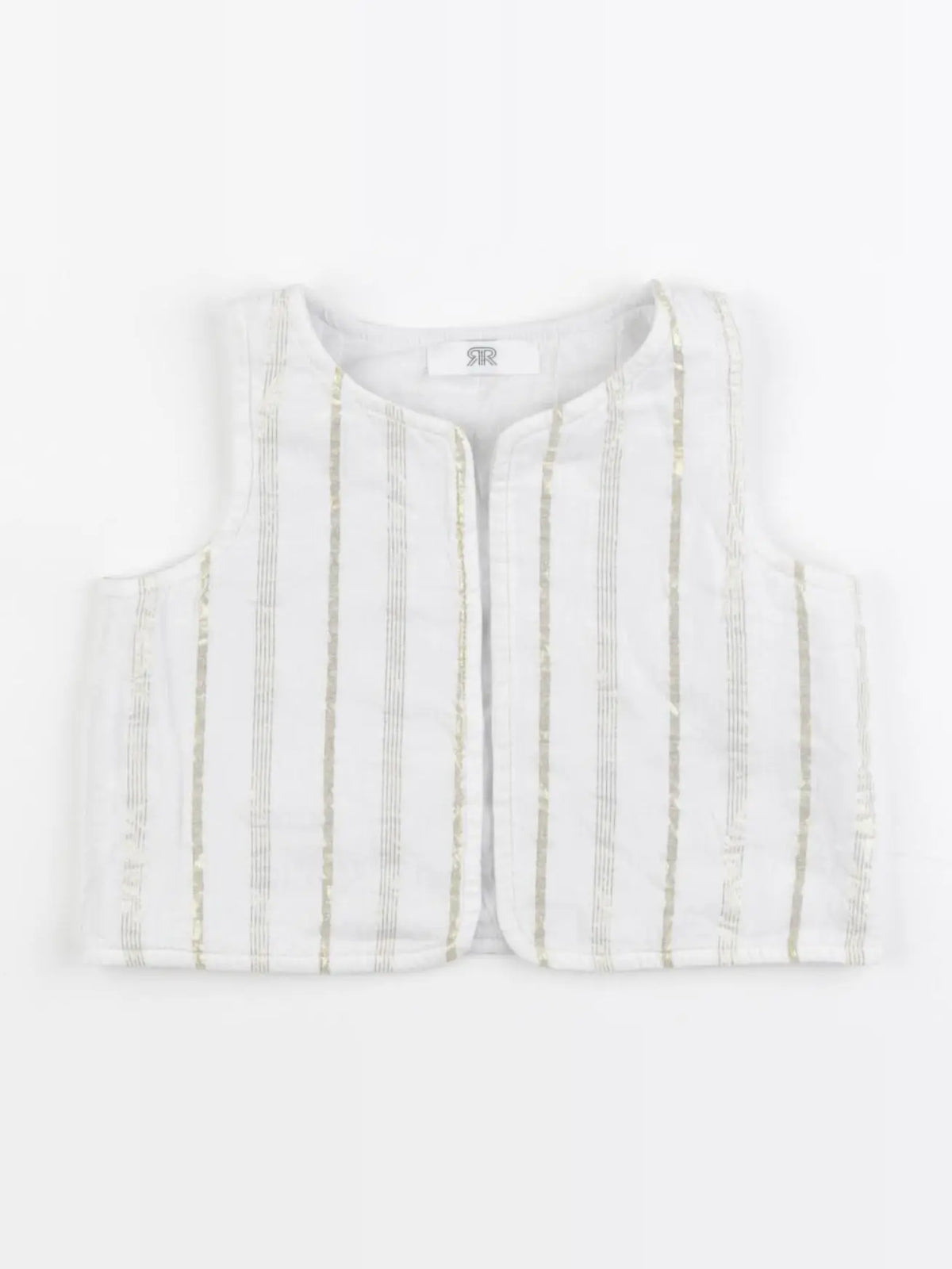 La Redoute - gilet blanc, or - 6 mois