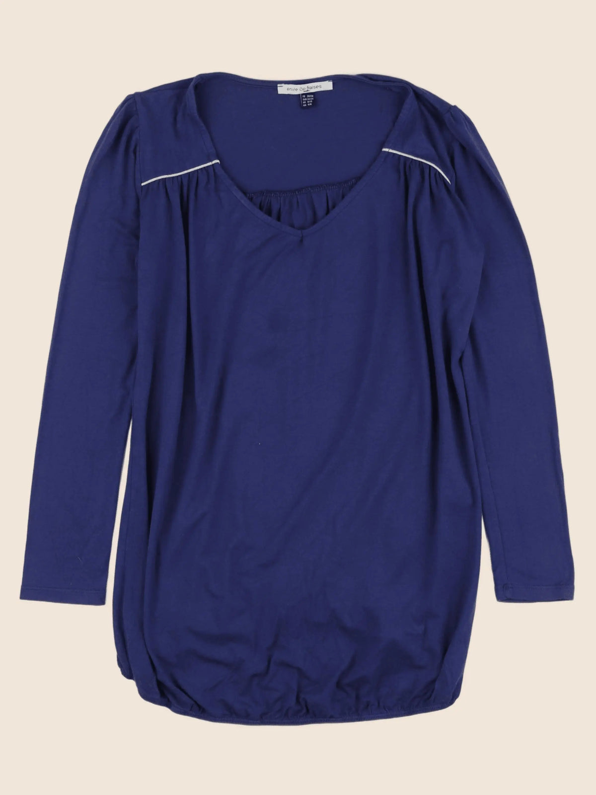 Envie de fraise - tee-shirt grossesse bleu - 36 à 38