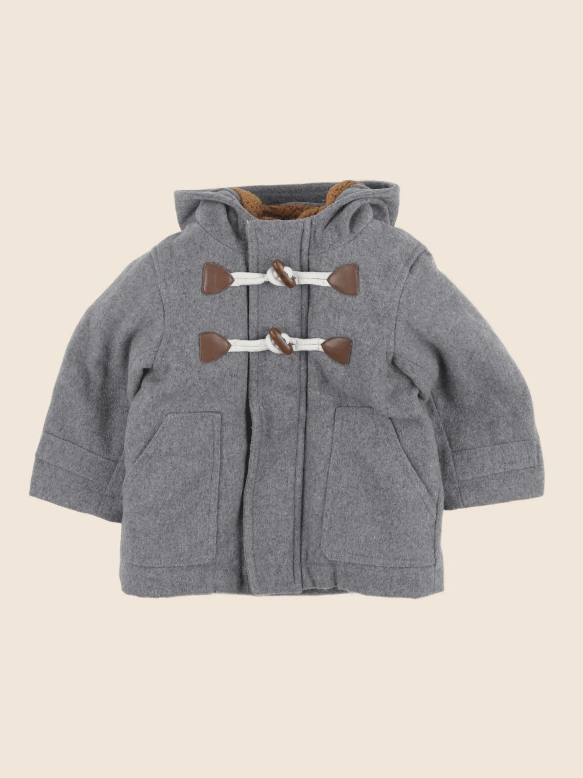 Vertbaudet - manteau gris - 18 mois