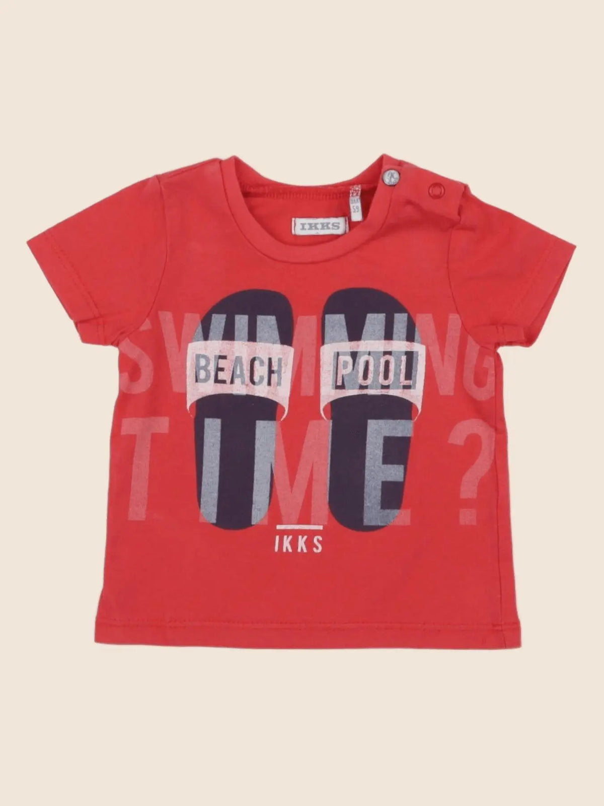 IKKS - tee-shirt rouge - 3 mois