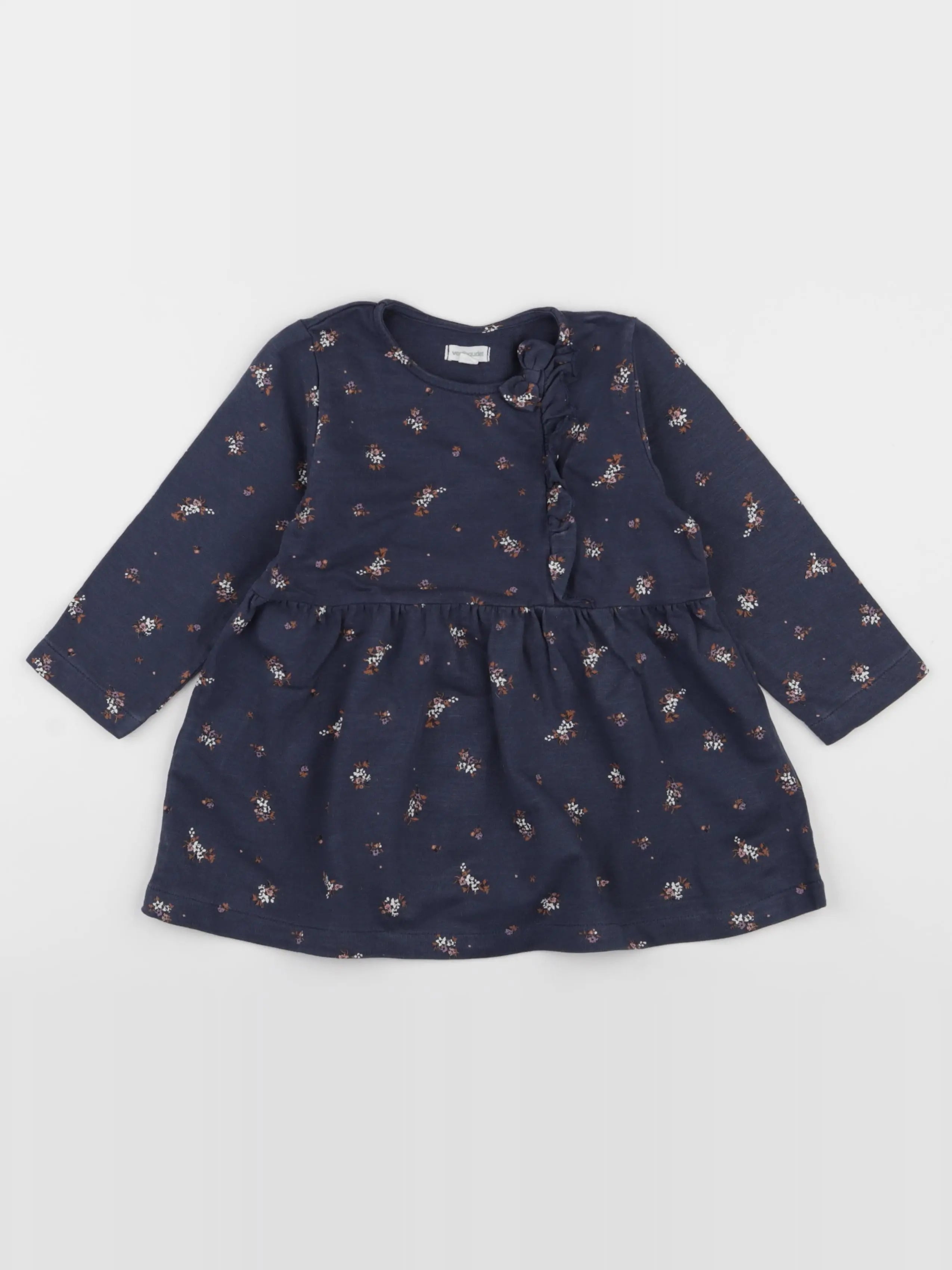 Vertbaudet - robe bleu - 24 mois