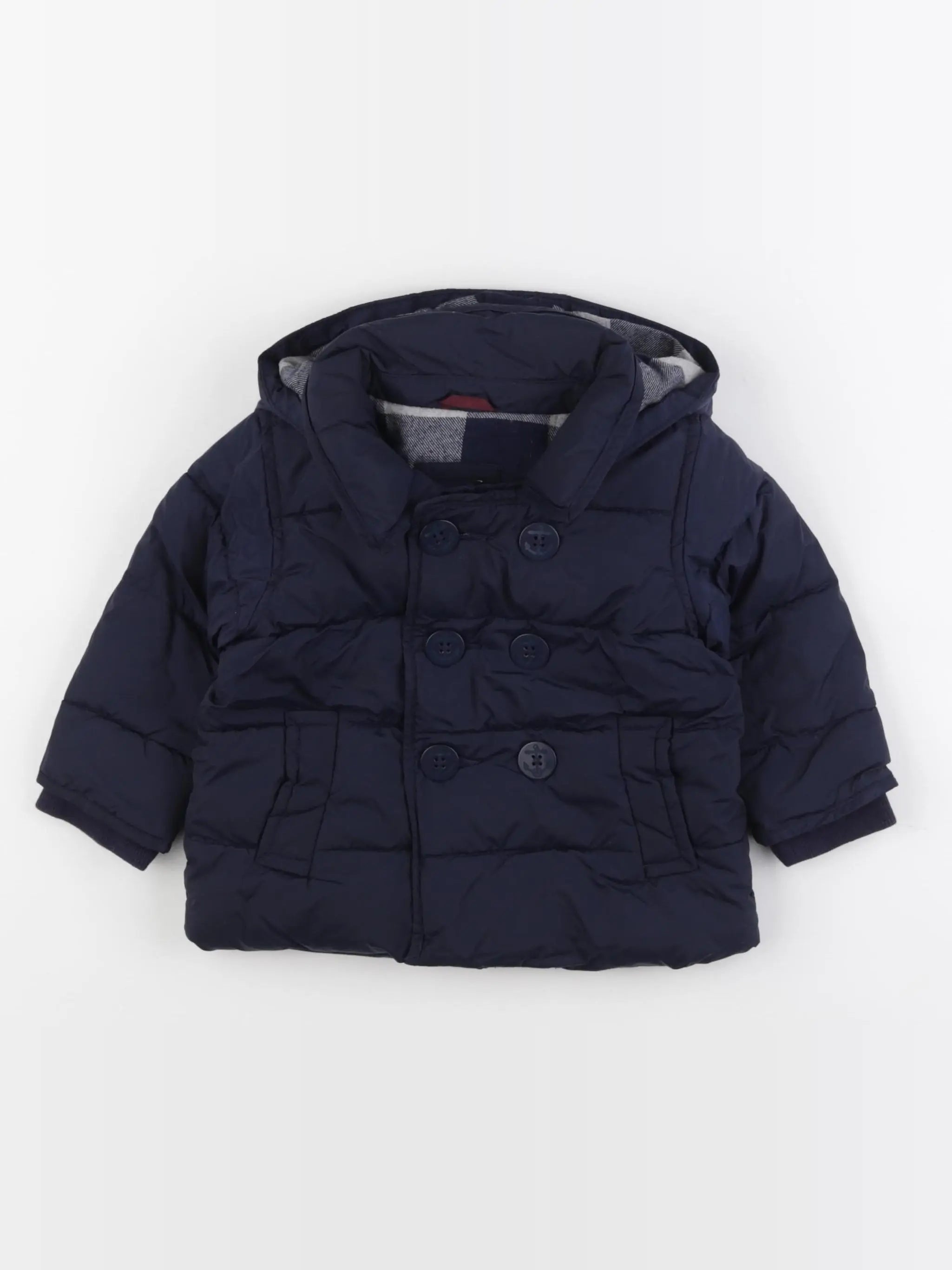 GAP - doudoune bleu - 12/18 mois