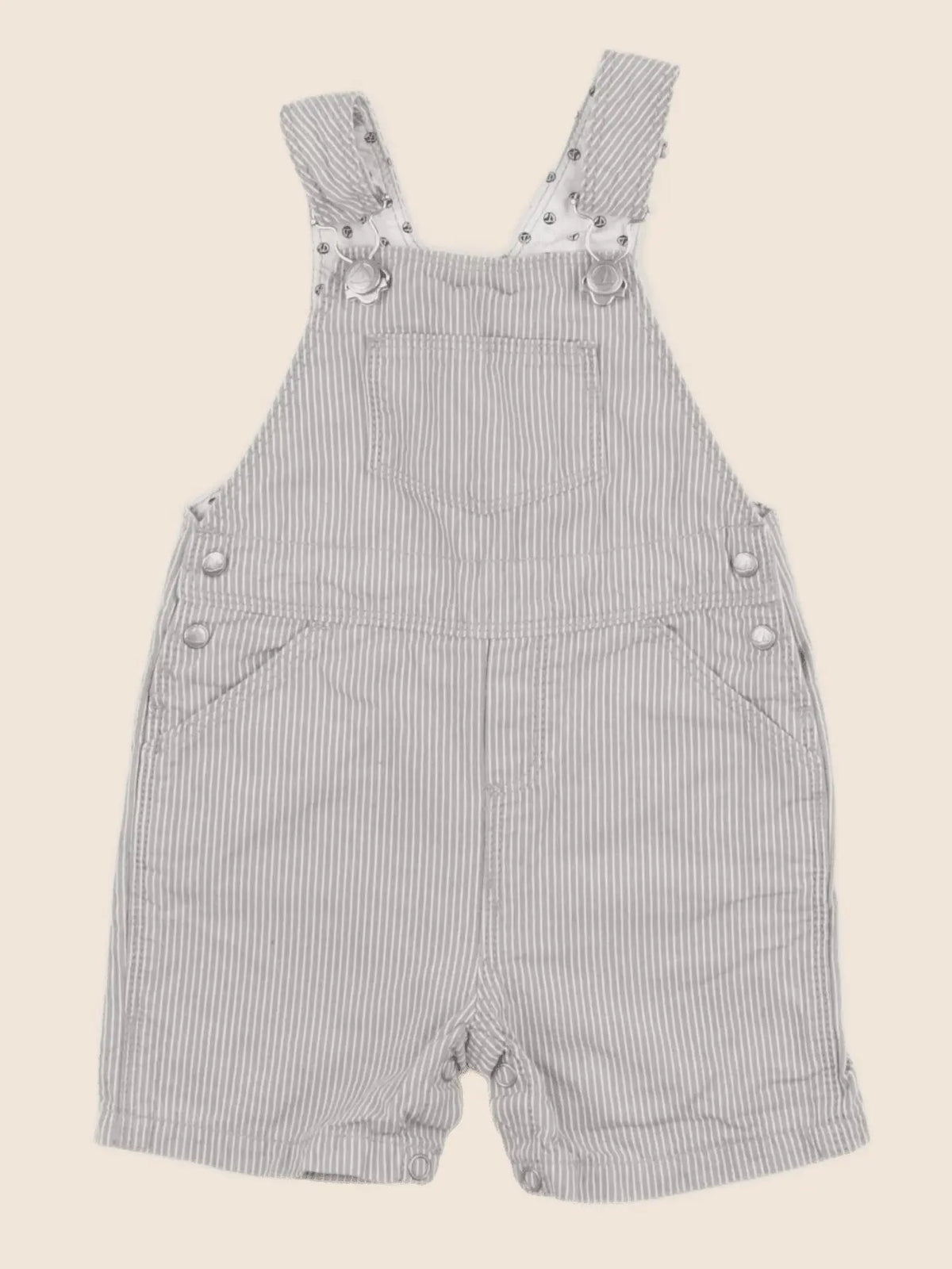 Petit Bateau - salopette beige - 6 mois
