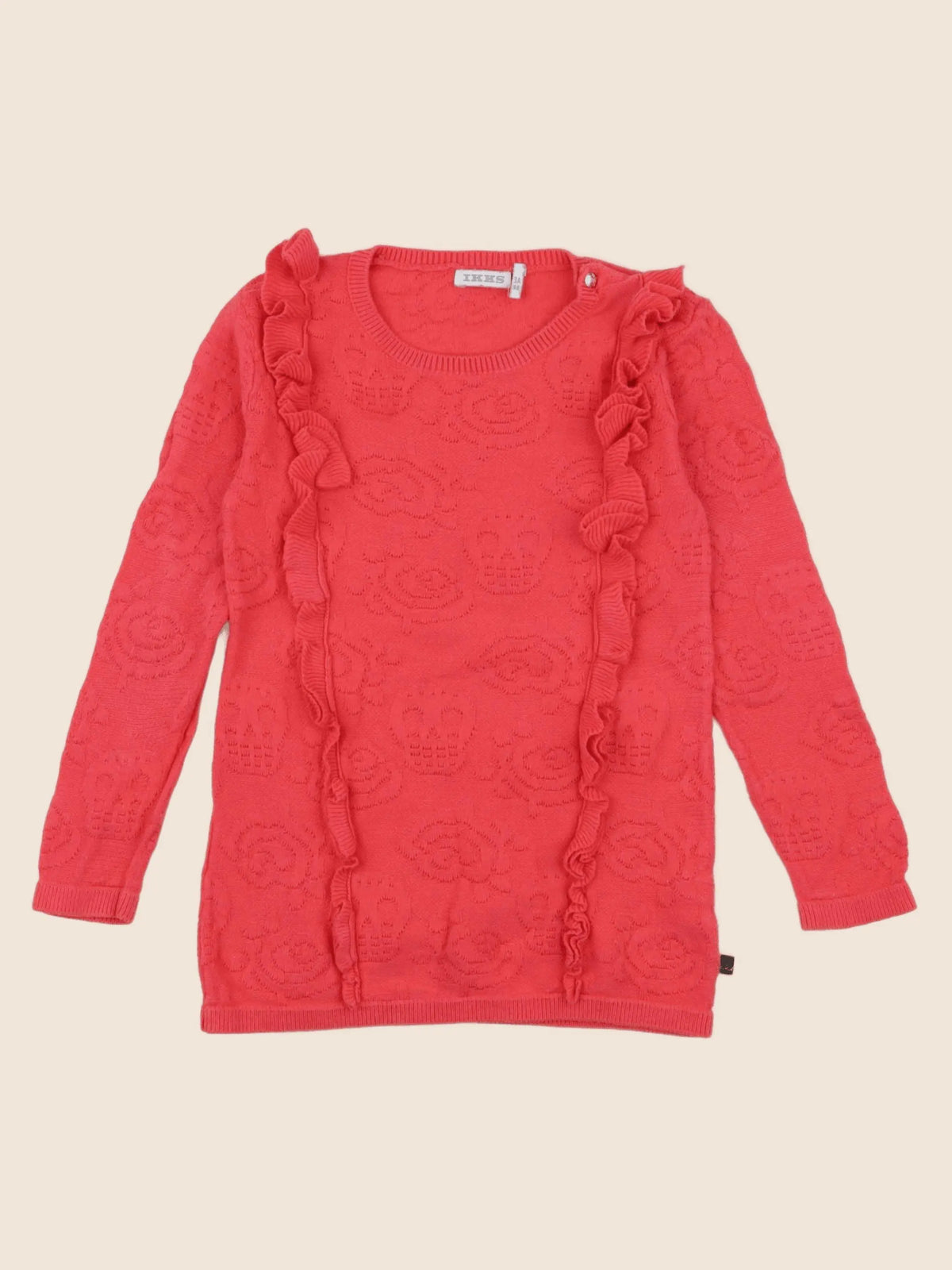 IKKS - robe rouge - 3 ans