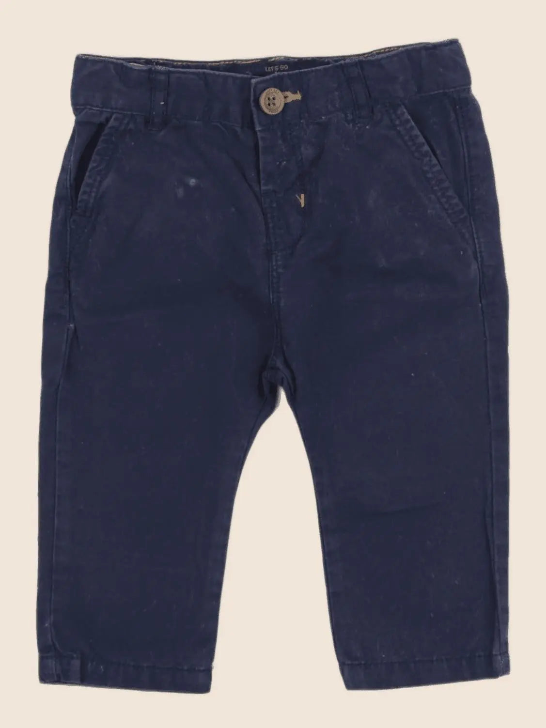 Zara - pantalon bleu - 3/6 mois
