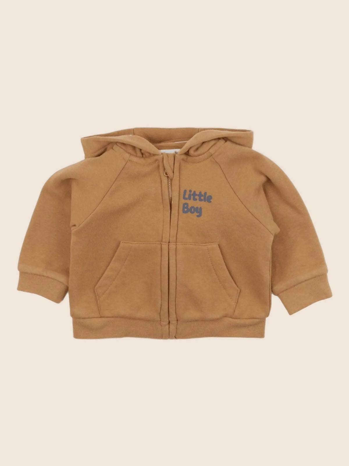 Vertbaudet - sweat marron - 6 mois