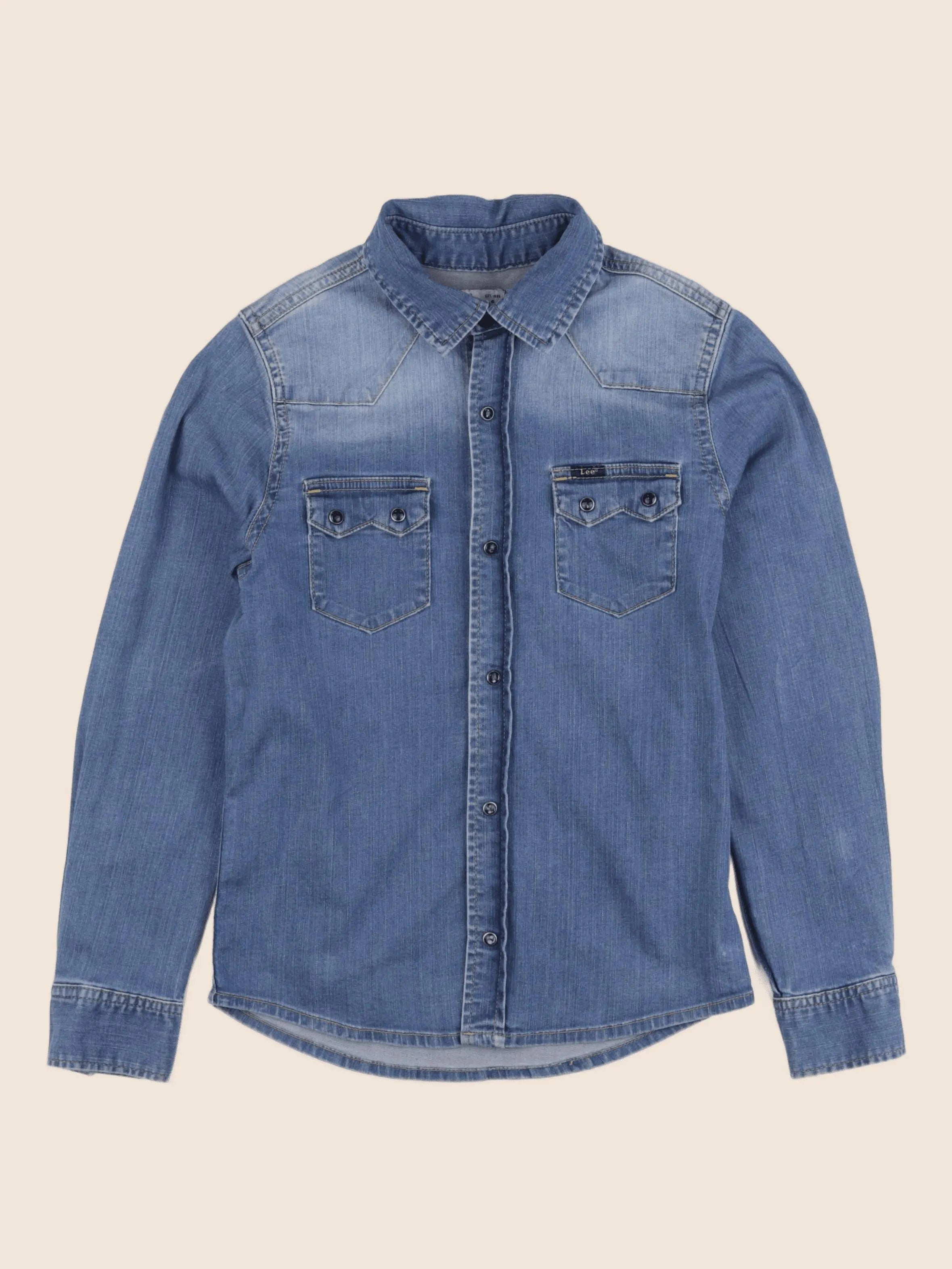 Lee - chemise bleu - 10 ans