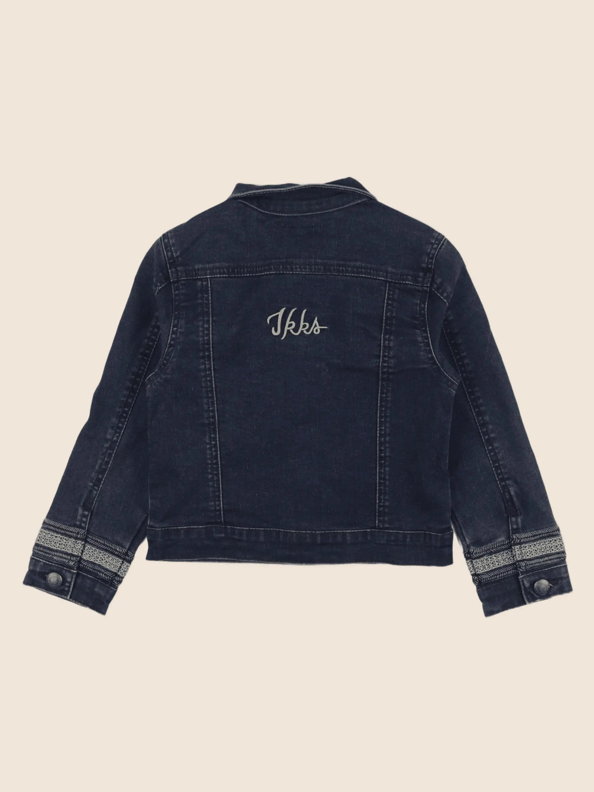 IKKS - veste imprimé au dos bleu - 5 ans