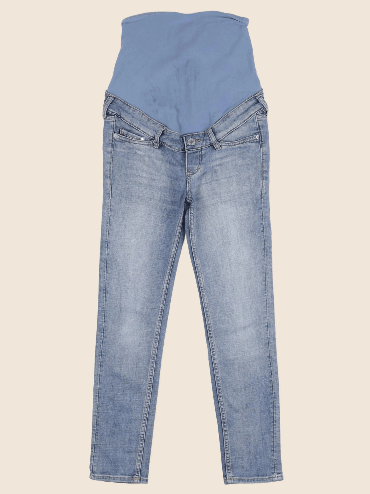 H&M - jean grossesse bleu - 34
