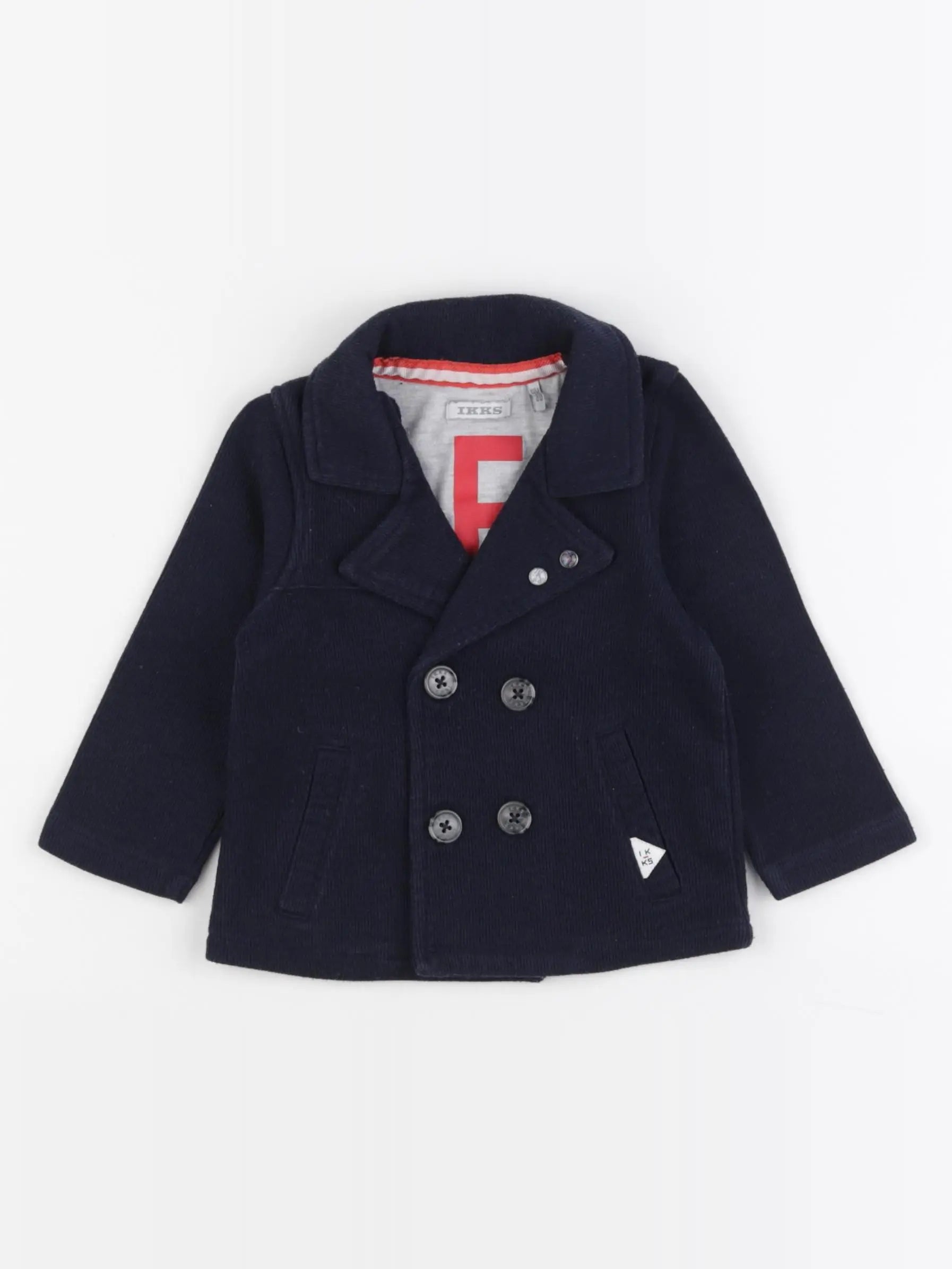 IKKS - veste bleu - 18 mois