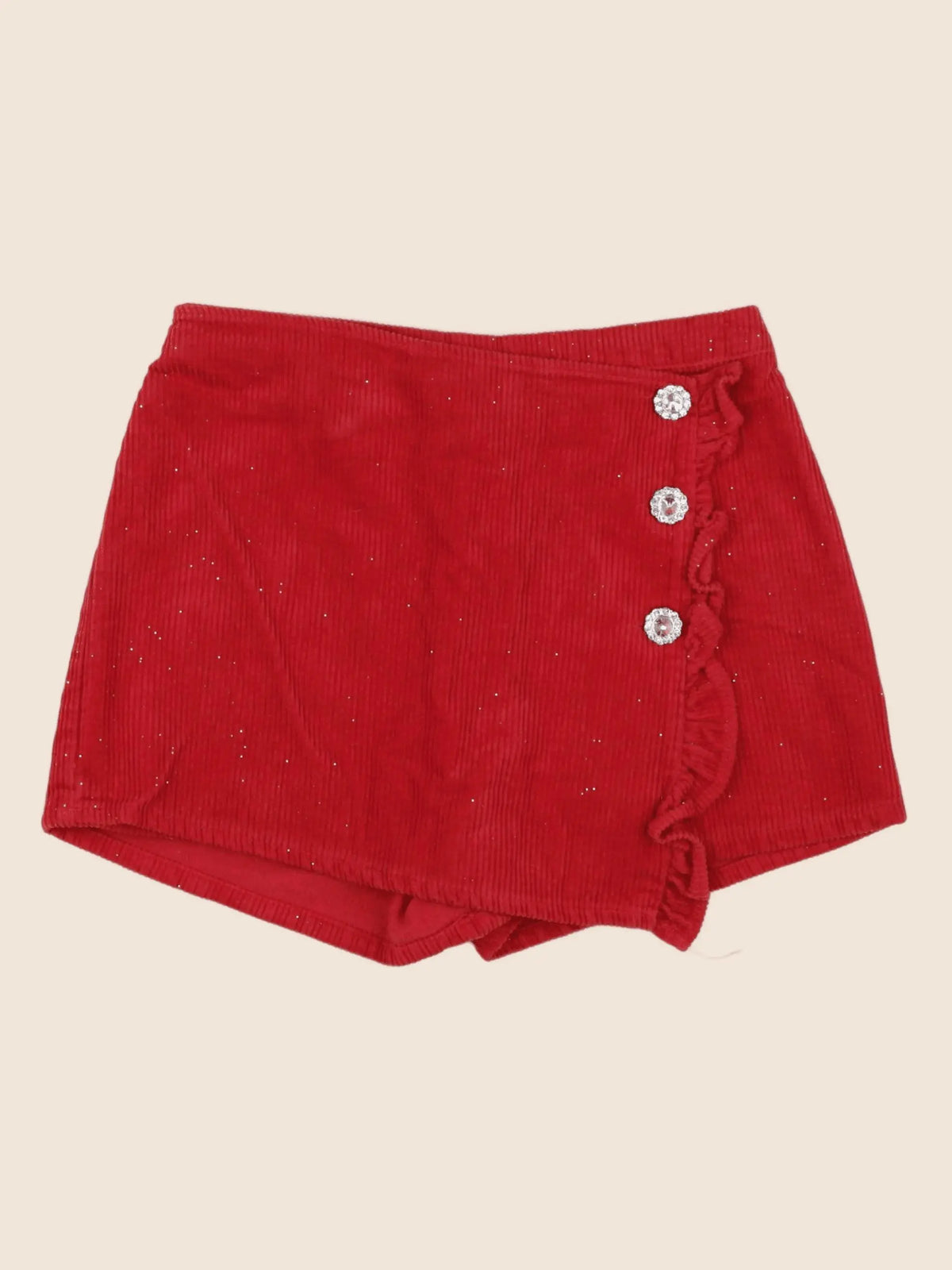 Vertbaudet - jupe rouge - 10 ans