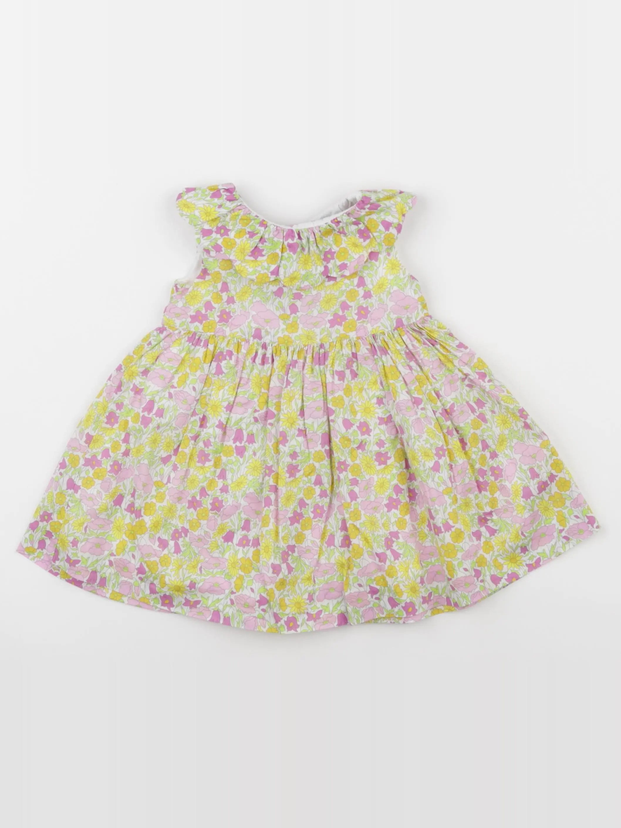Jacadi - robe liberty multicolore - 6 mois