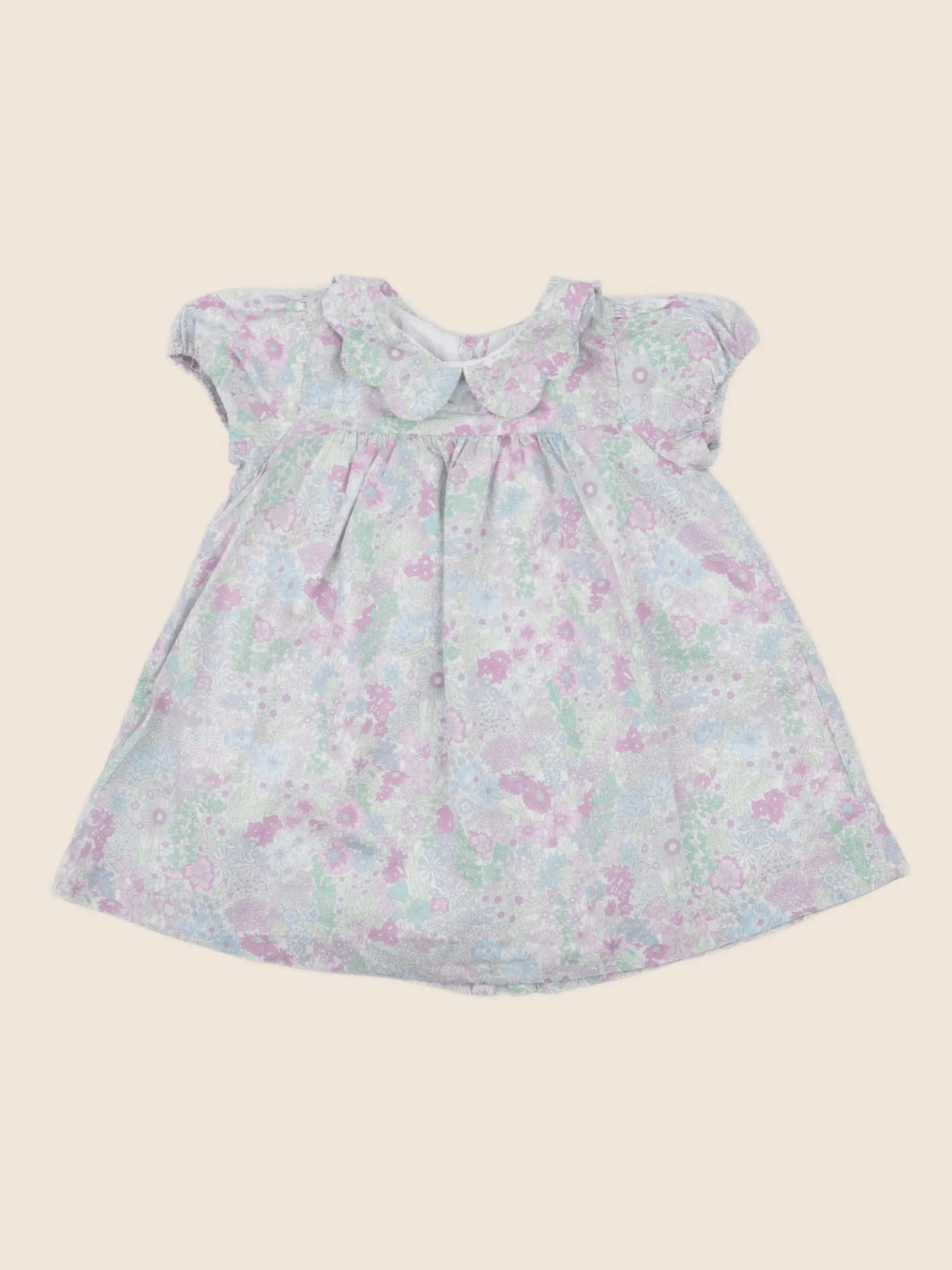 Jacadi - robe liberty multicolore - 12 mois