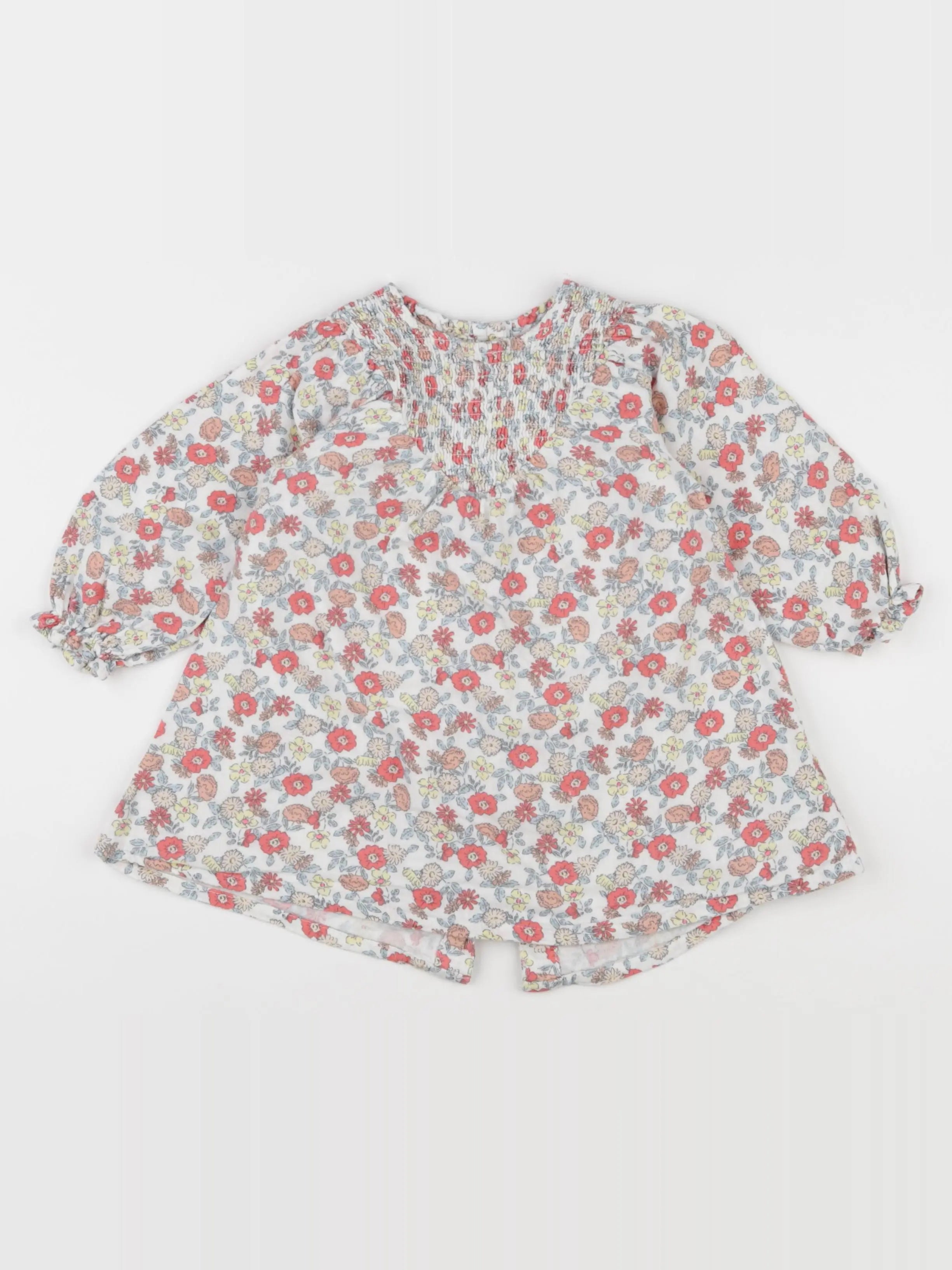 Vertbaudet - robe multicolore - 24 mois