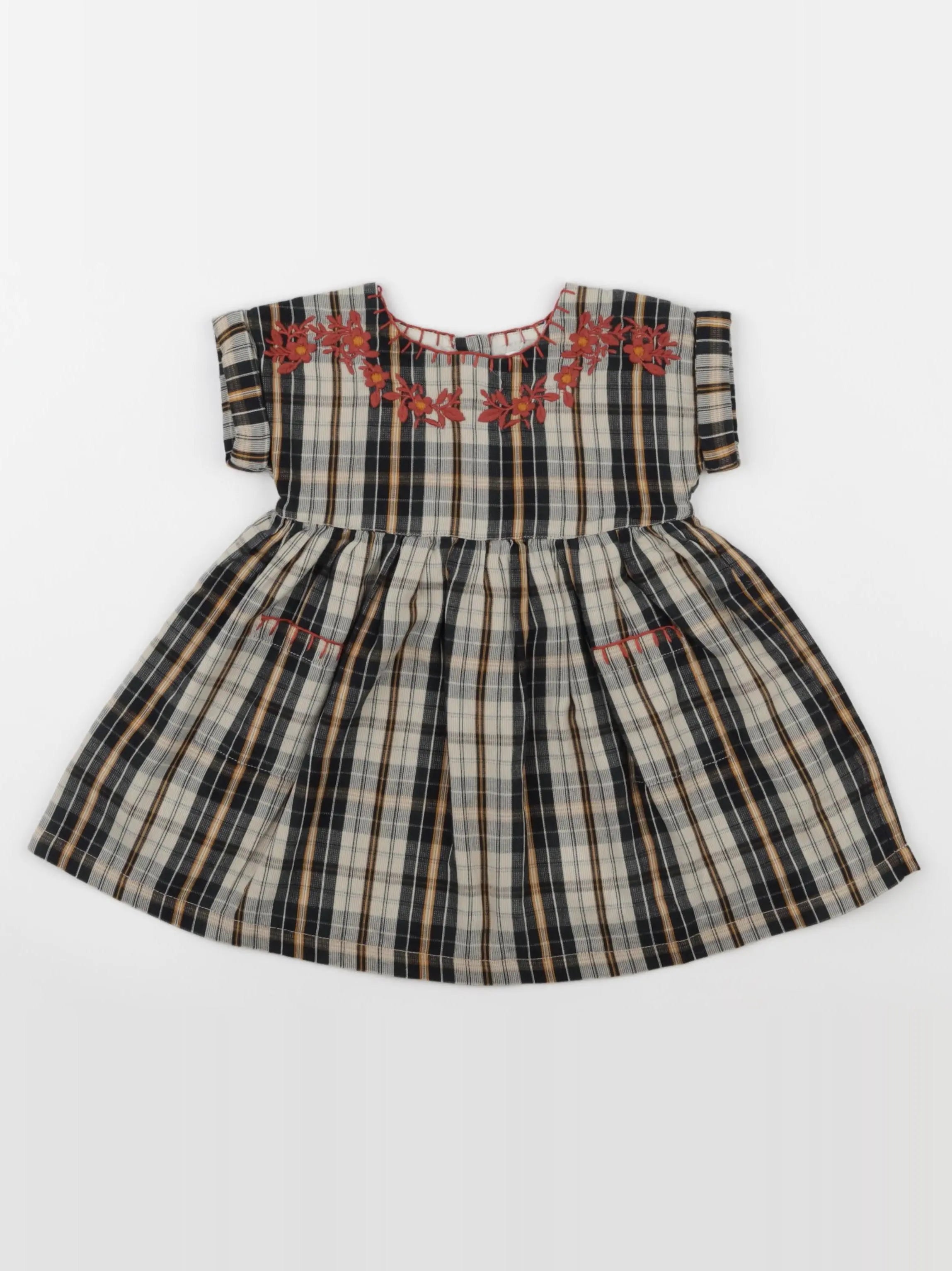 Boutchou - robe multicolore - 9 mois