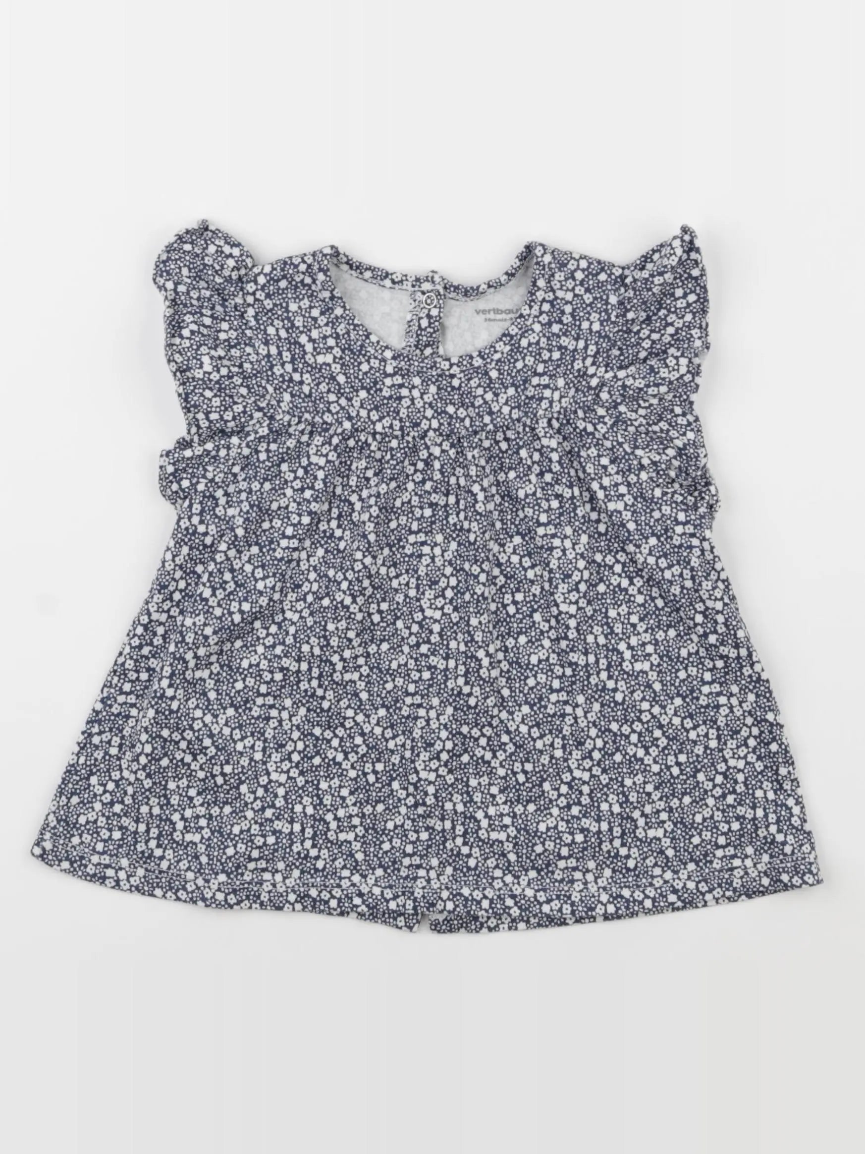 Vertbaudet - tee-shirt bleu - 36 mois