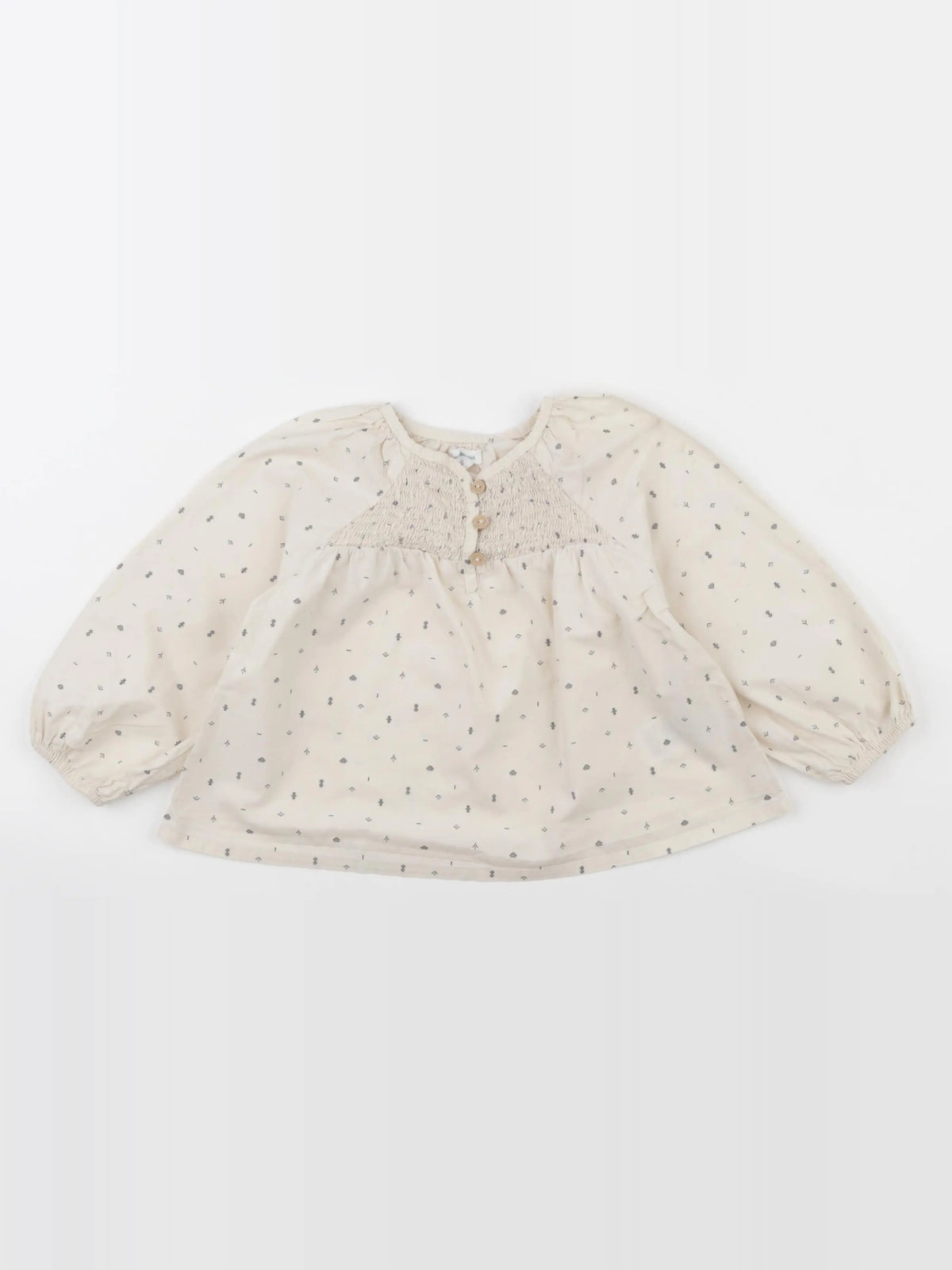 Vertbaudet - blouse beige - 36 mois