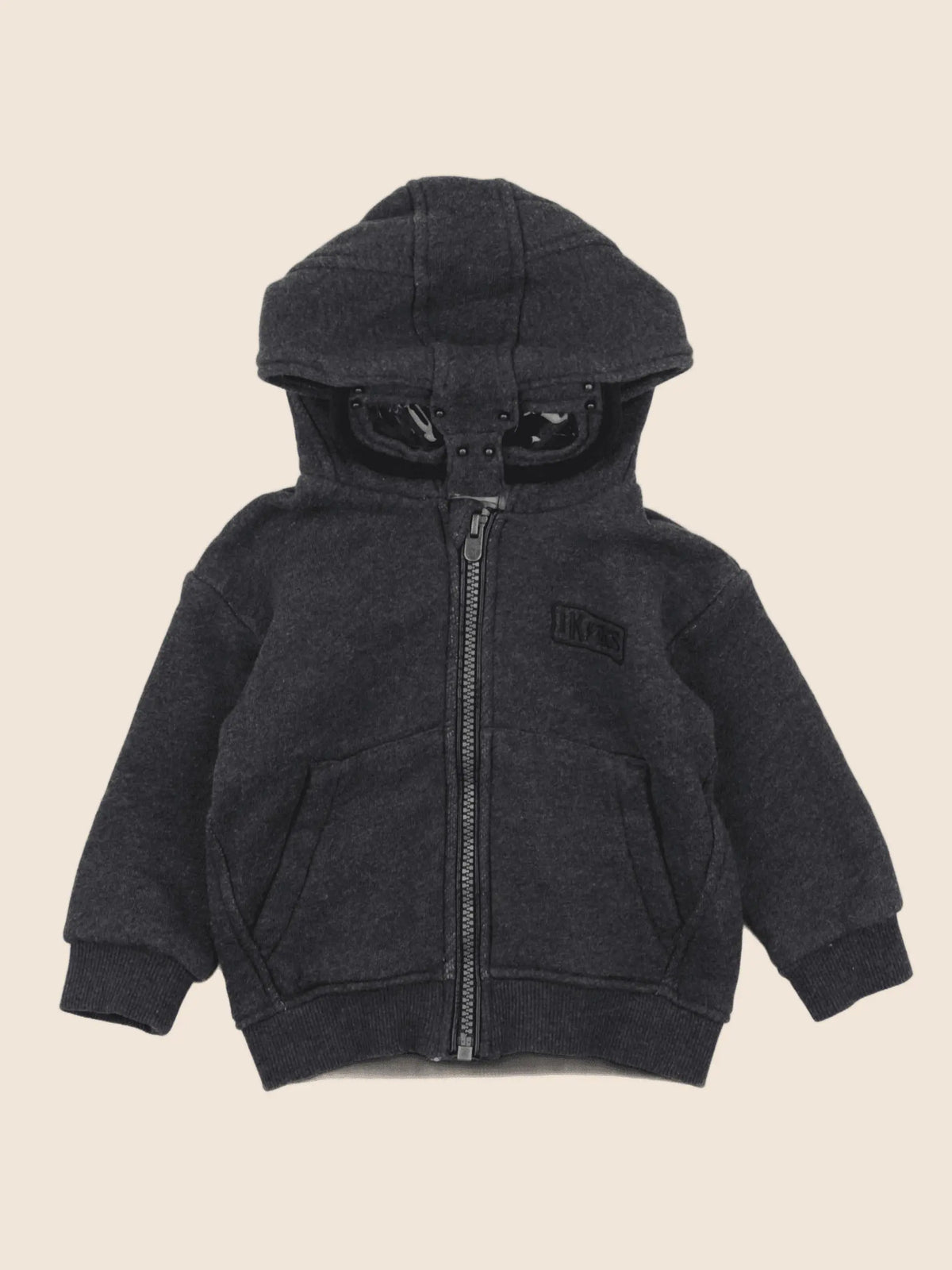 IKKS - sweat imprimé au dos gris - 12 mois