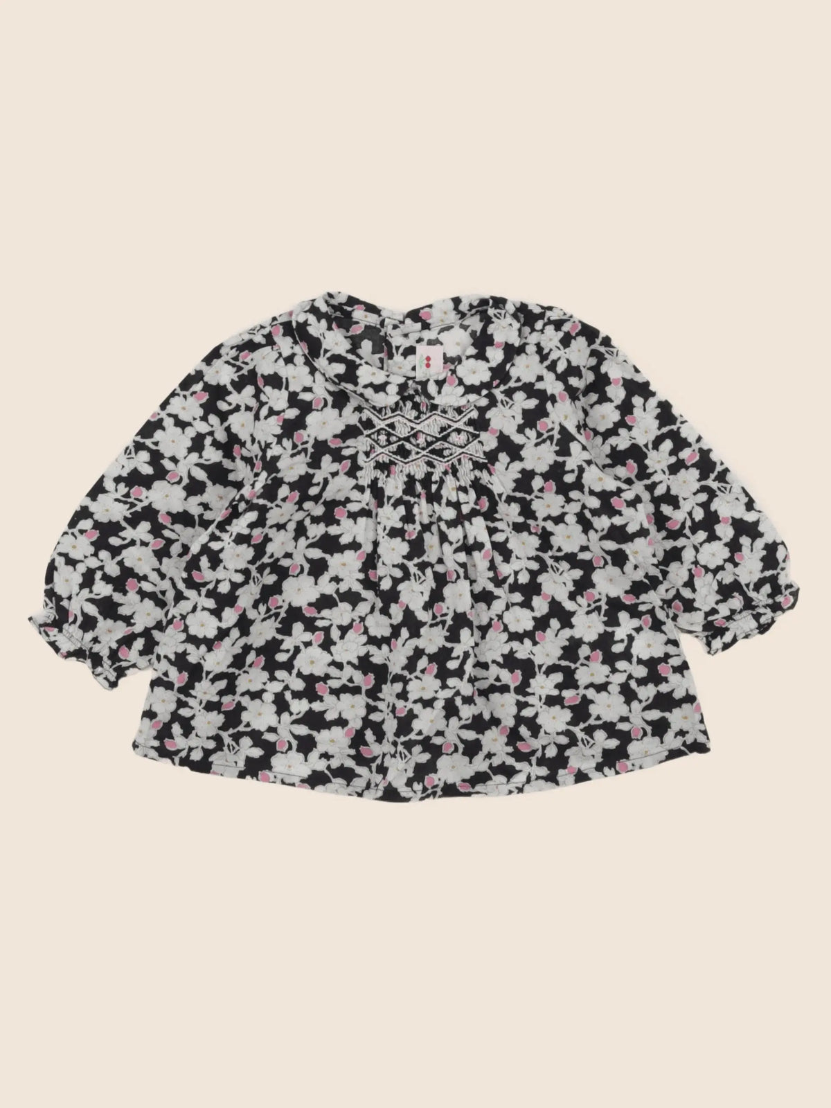 Bonpoint - blouse noir - 6 mois