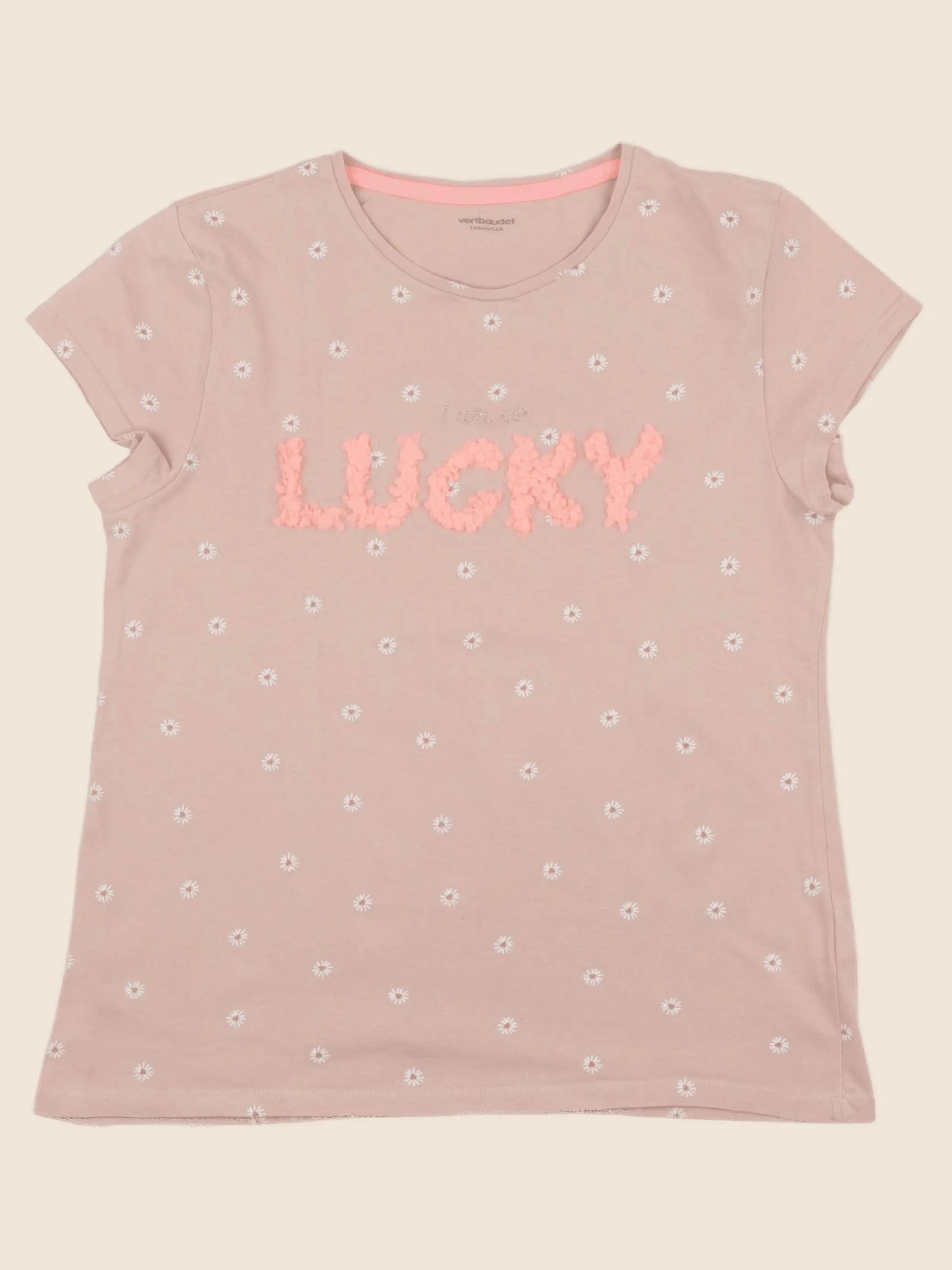 Vertbaudet - tee-shirt rose - 12 ans