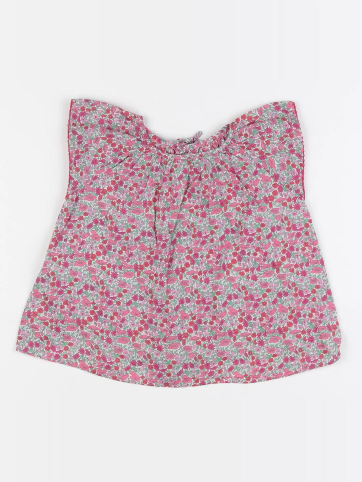 Jacadi - blouse liberty rose - 12 mois
