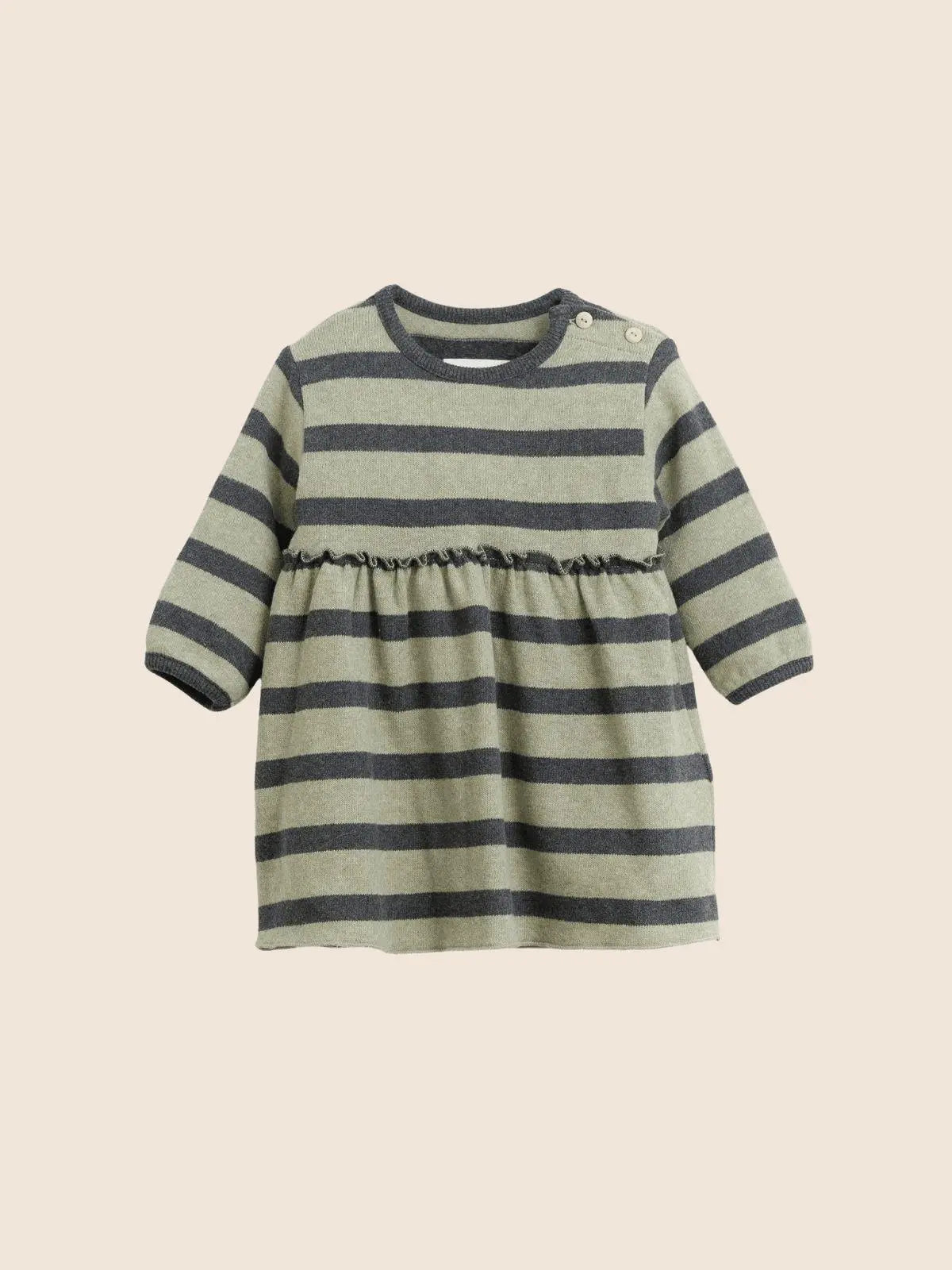 Robe gris, vert