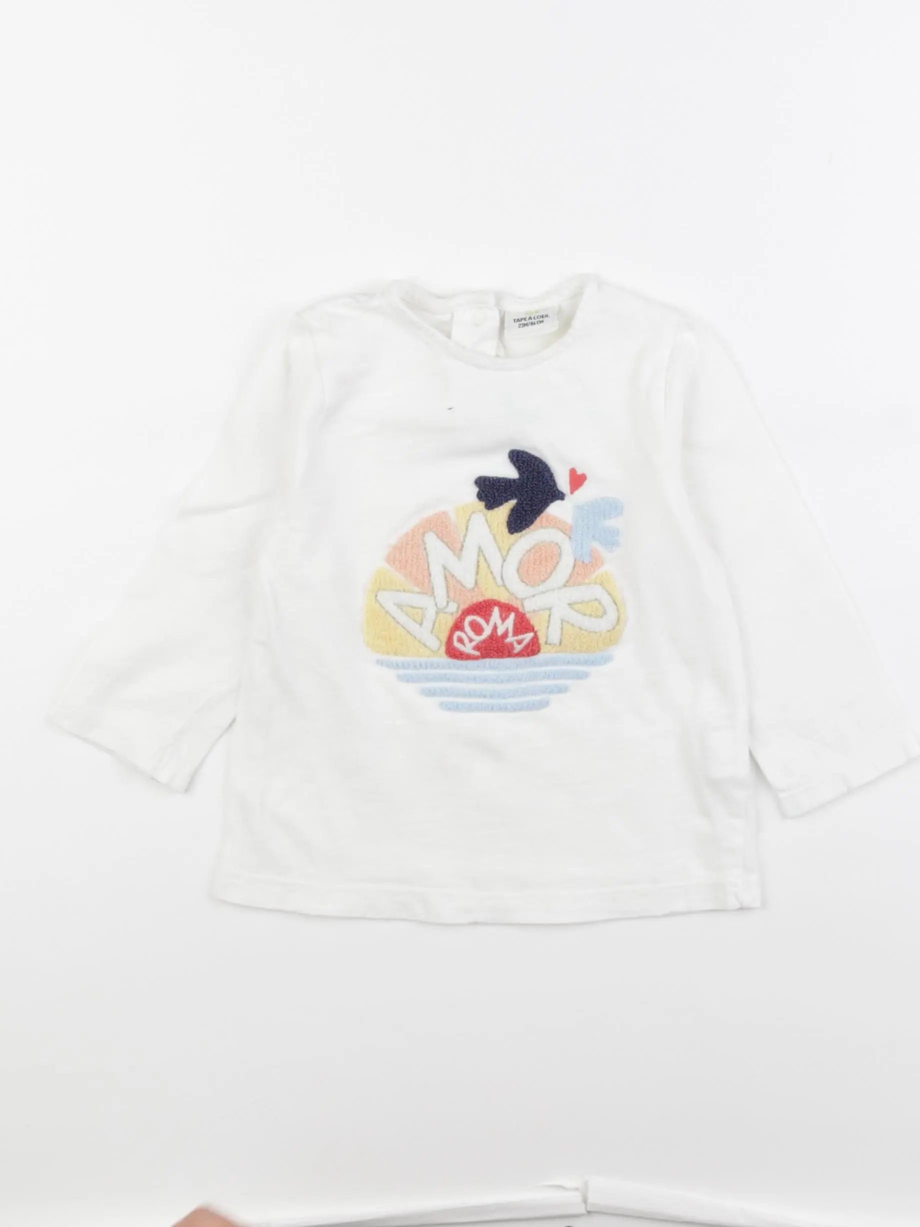 Tape à l'oeil - tee-shirt blanc - 24 mois