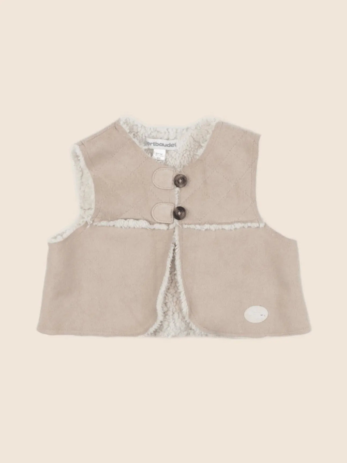 Vertbaudet - gilet gris - 6 mois