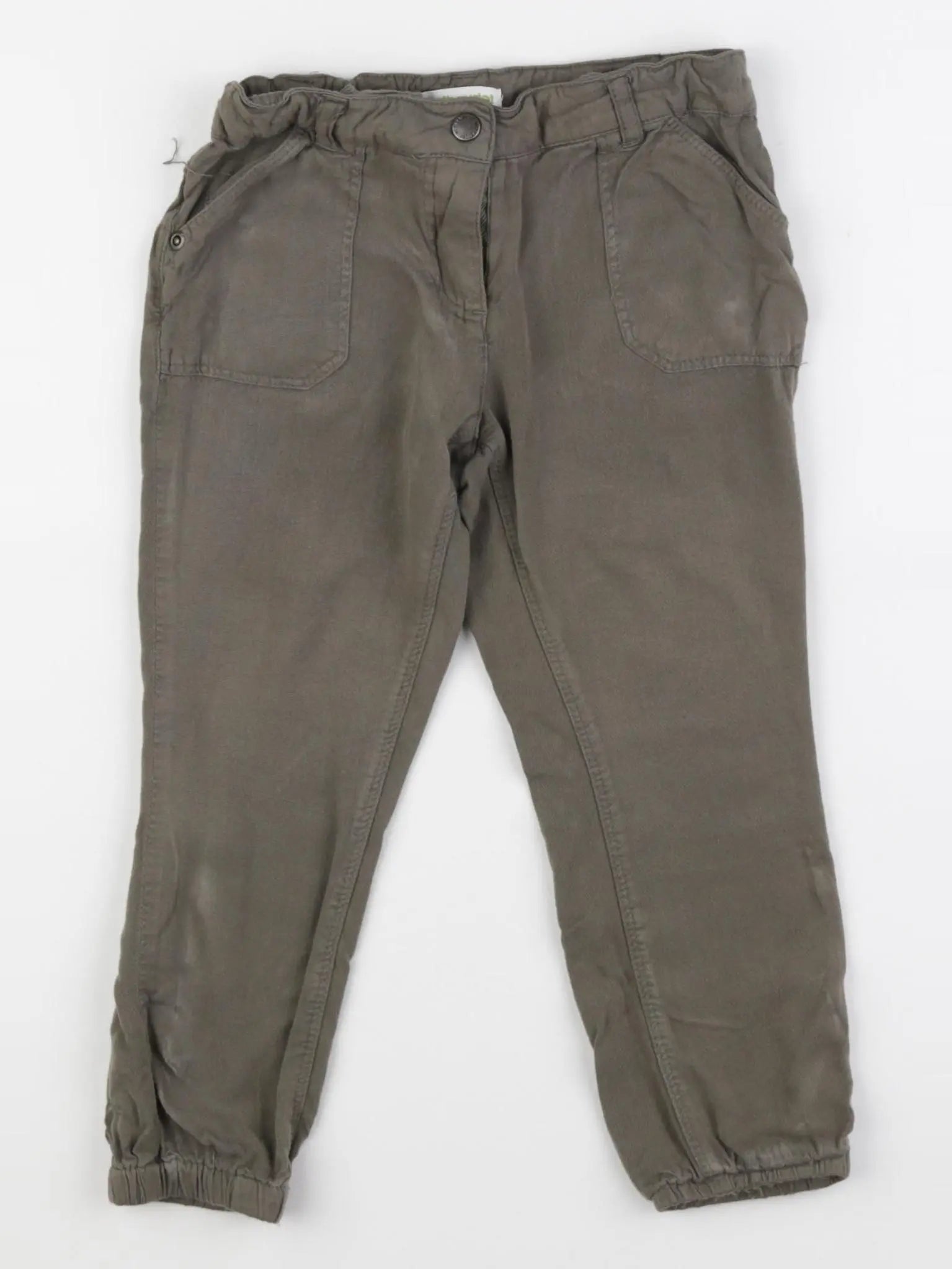 Vertbaudet - pantalon vert - 4 ans