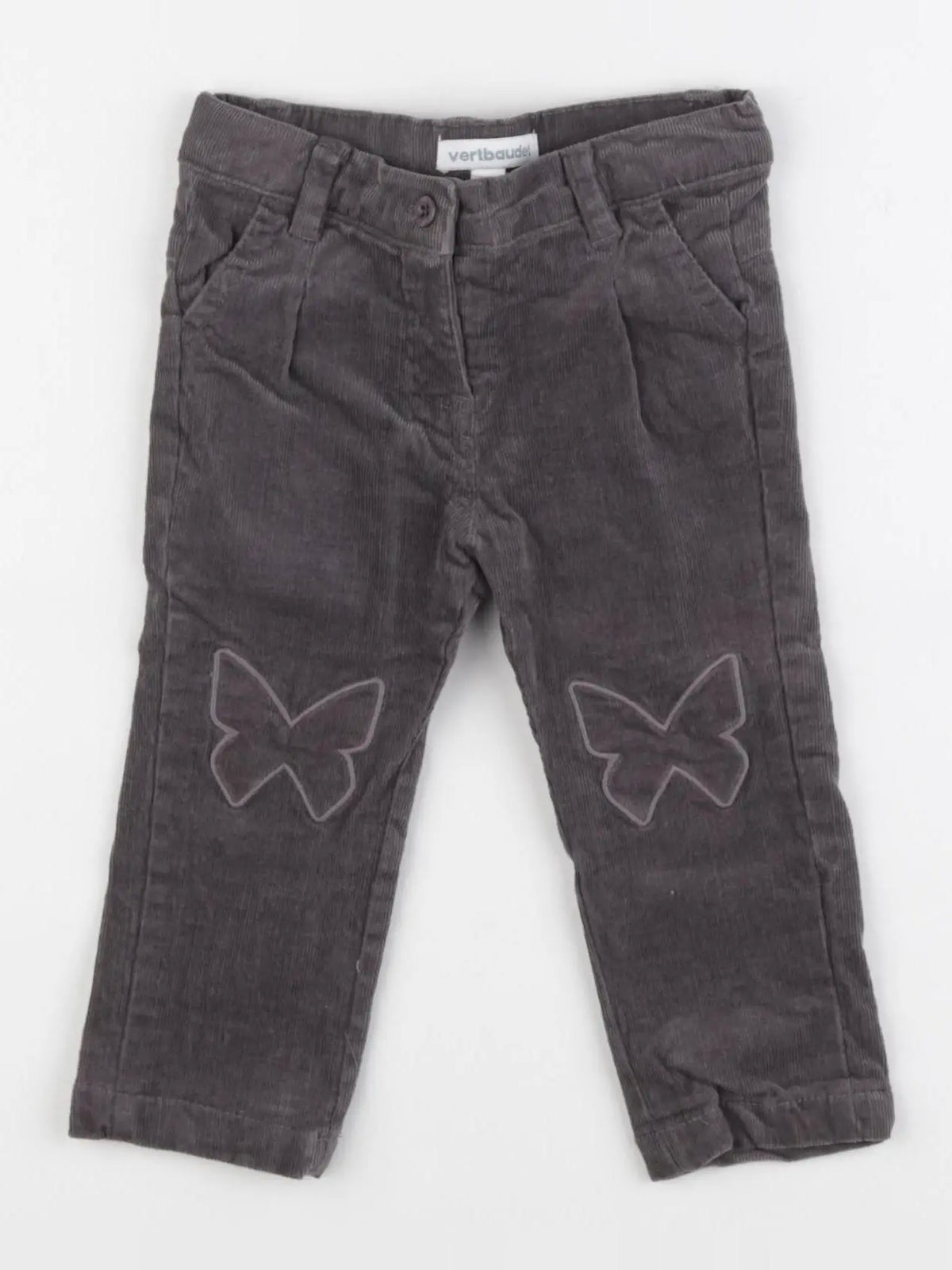 Vertbaudet - pantalon gris - 6 mois