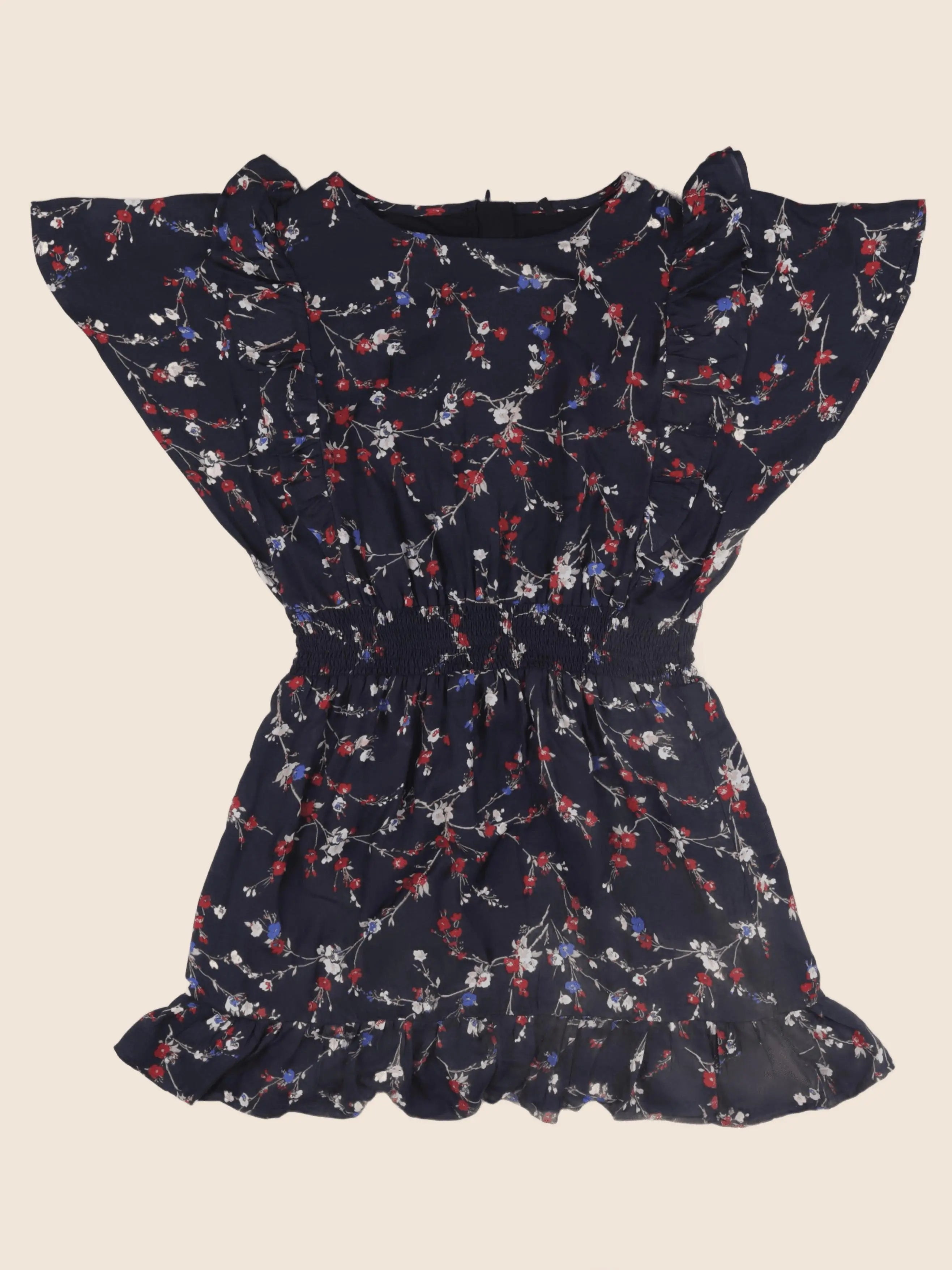 IKKS - robe bleu - 10 ans