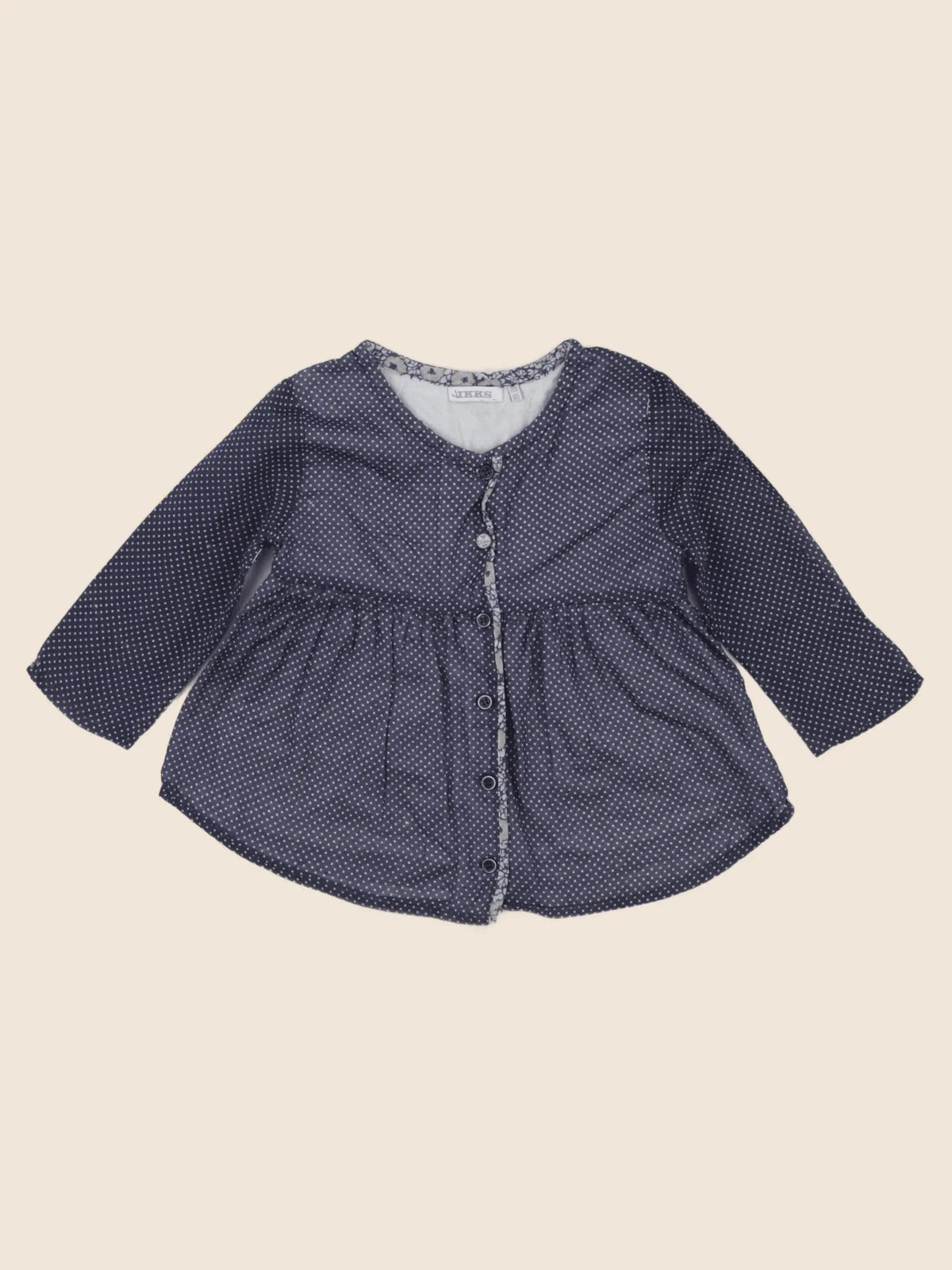 IKKS - blouse bleu - 18 mois