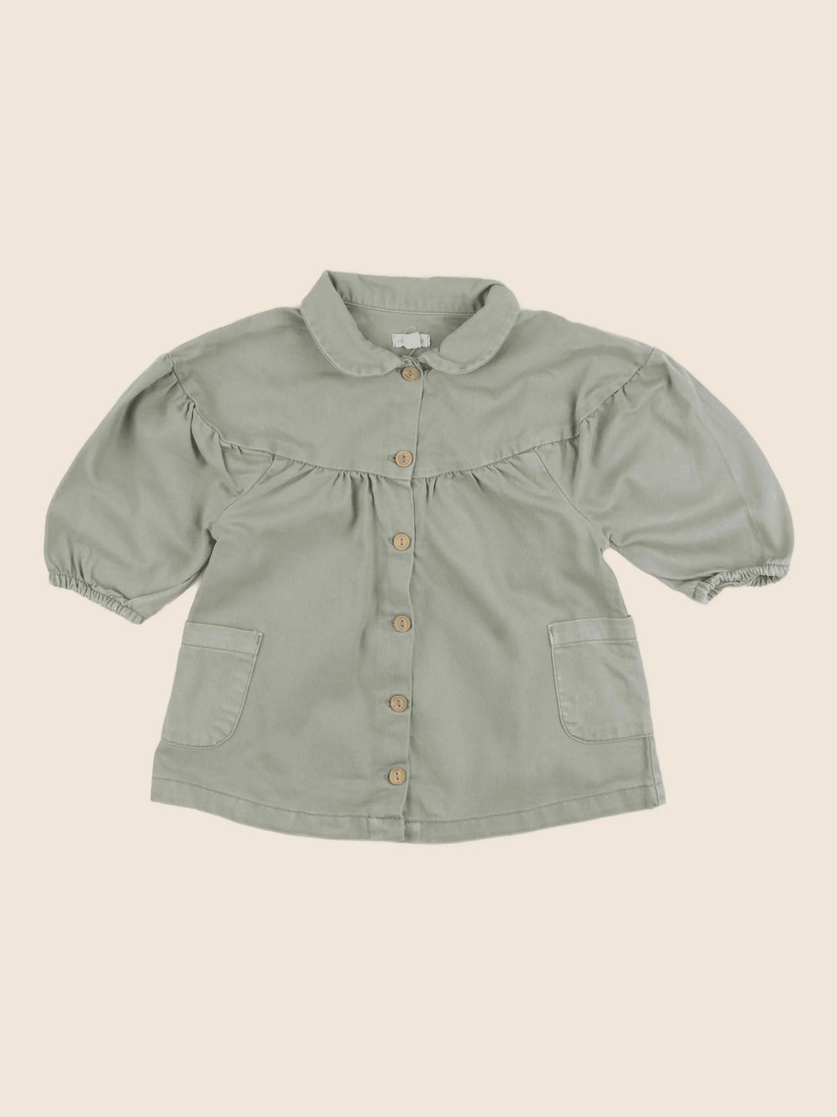 Vertbaudet - robe vert - 18 mois