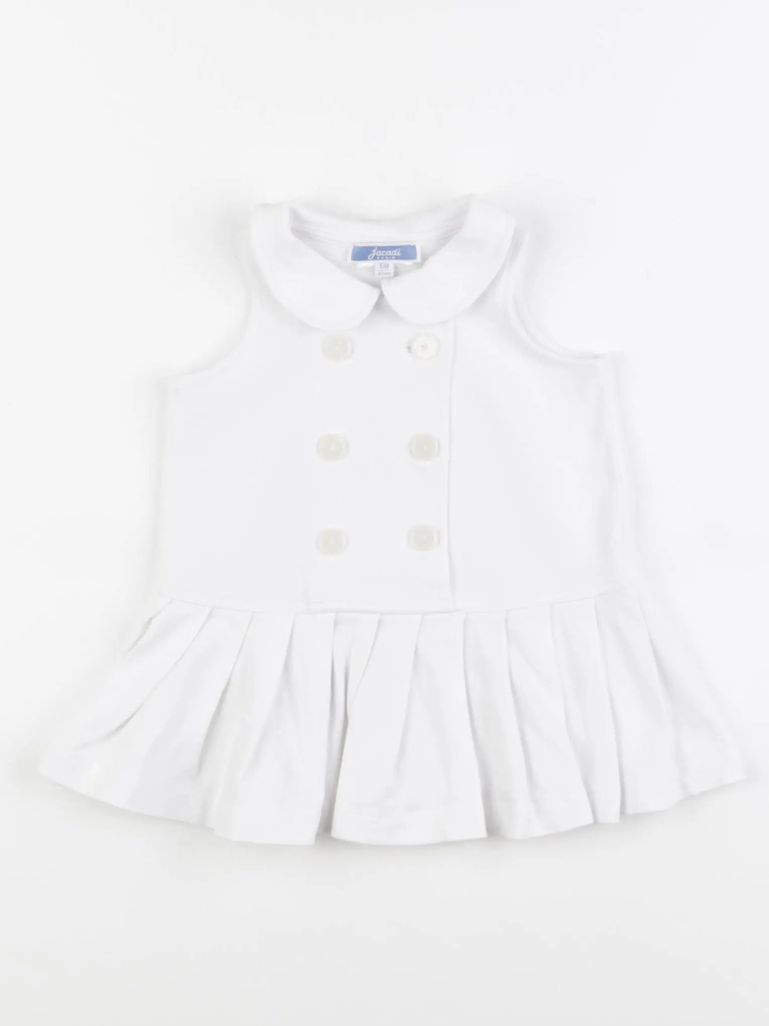 Jacadi - robe blanc - 6 mois