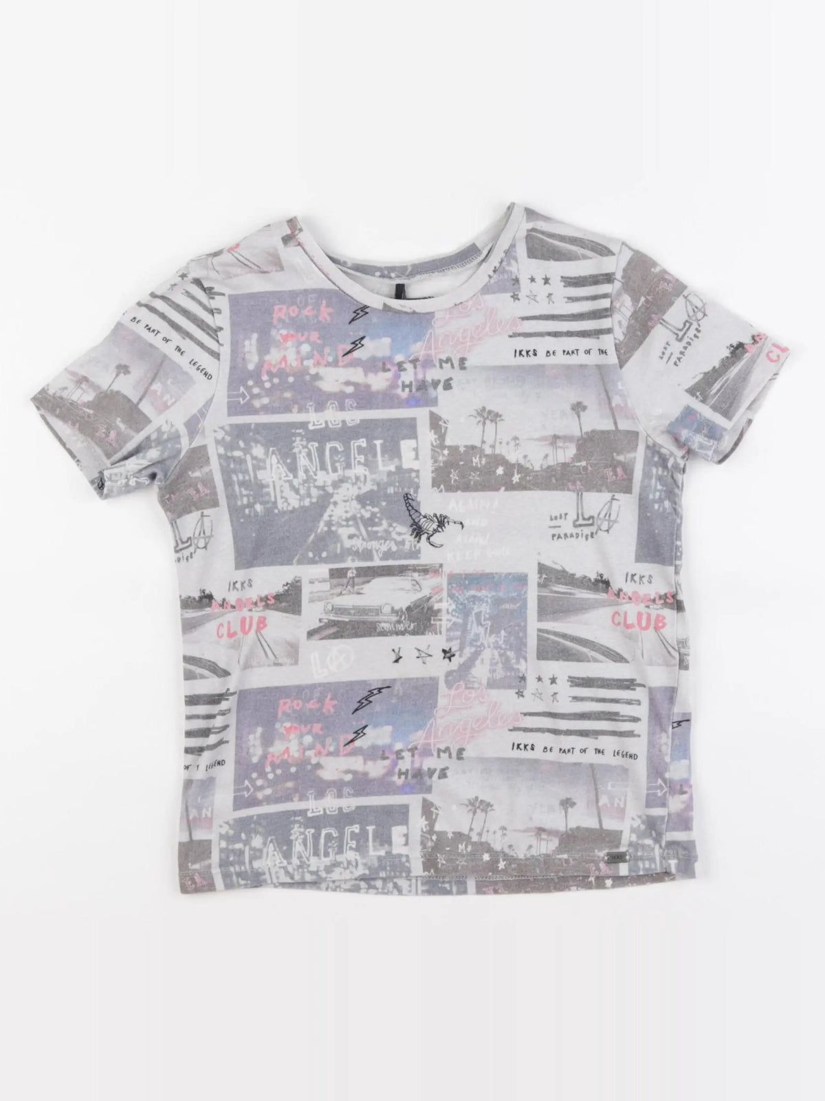 IKKS - tee-shirt gris - 6 ans