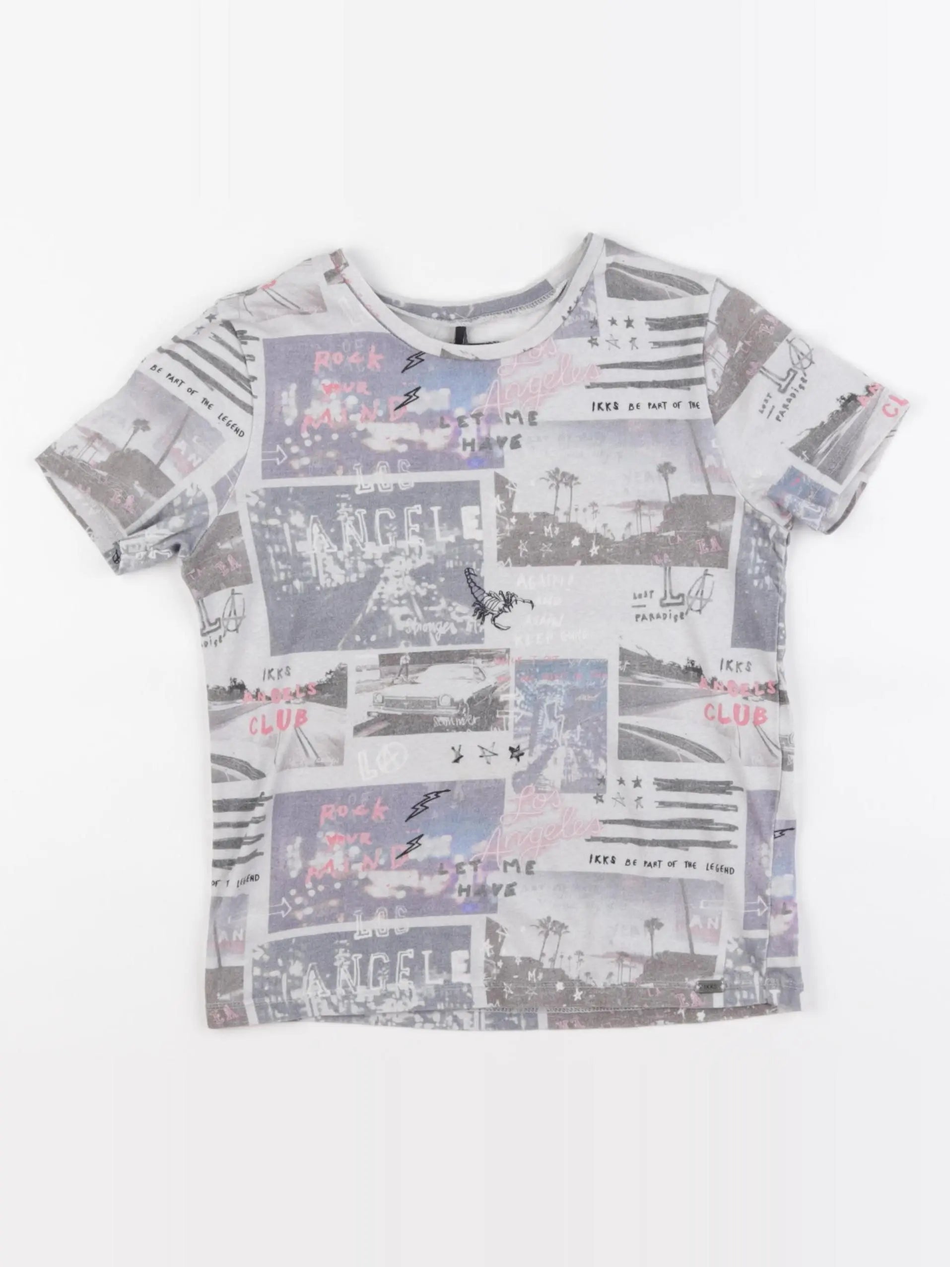 IKKS - tee-shirt gris - 6 ans