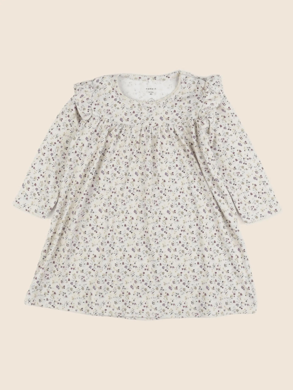 Name it - robe beige - 9/12 mois