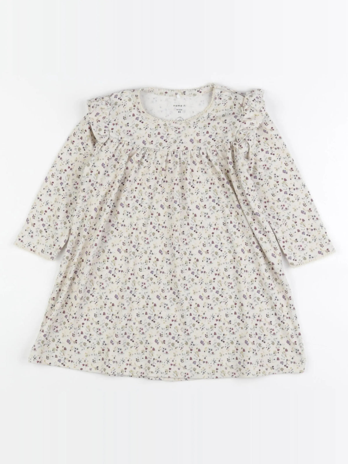 Name it - robe beige - 9/12 mois