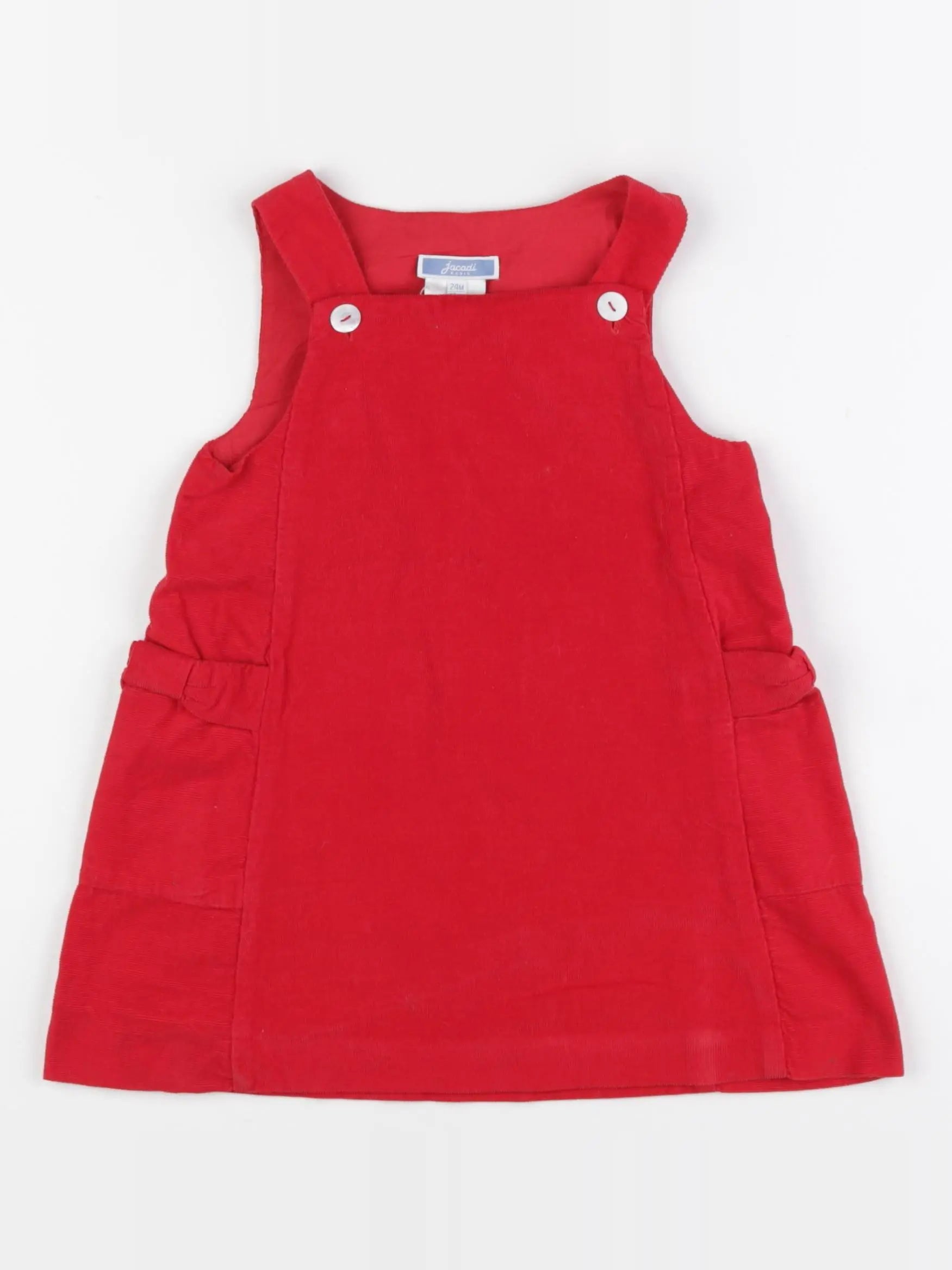 Jacadi - robe rouge - 12 mois