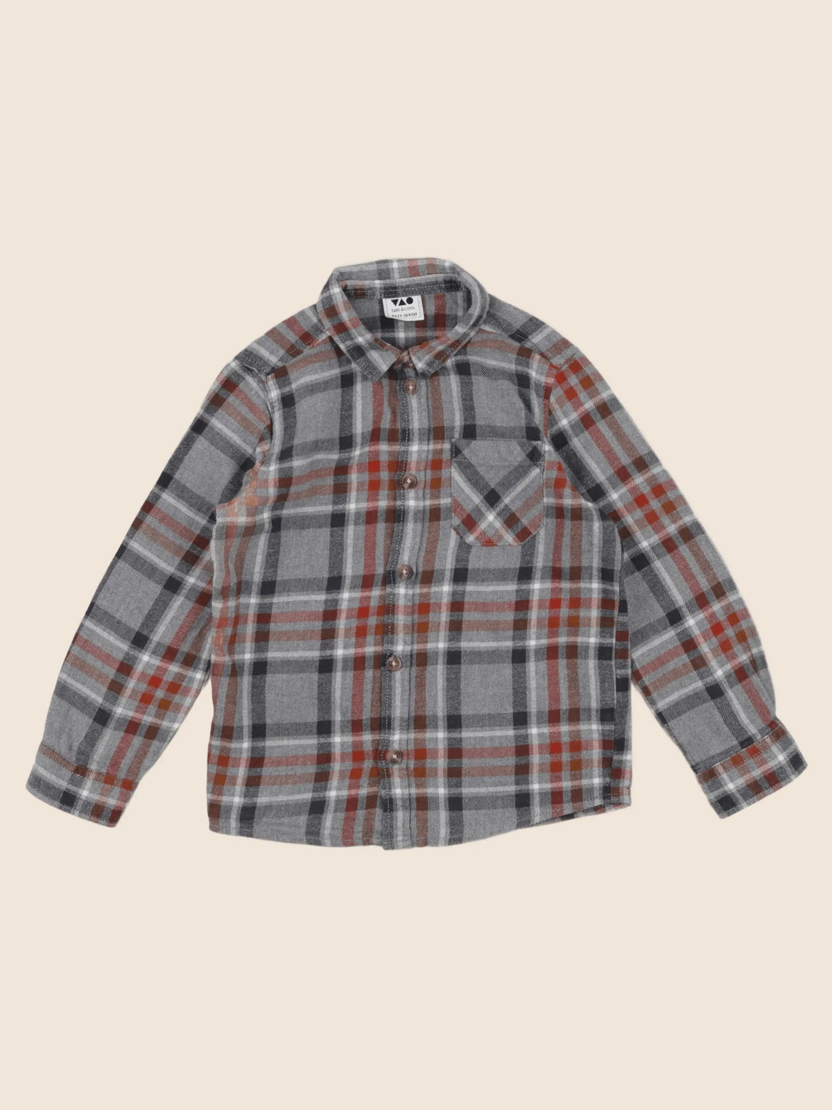 Tape à l'oeil - chemise gris - 4 ans