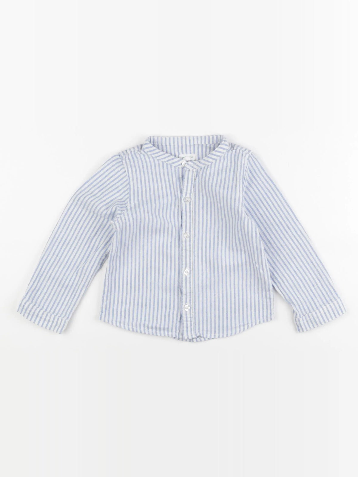 Vertbaudet - chemise bleu, blanc - 36 mois