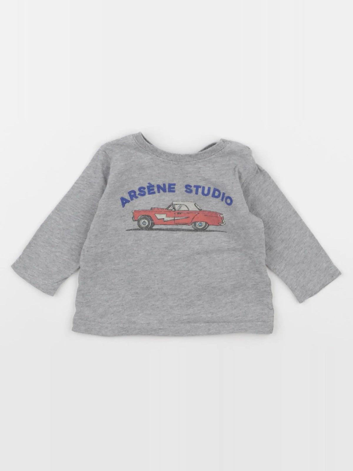 Arsène et les pipelettes - tee-shirt gris - 6 mois