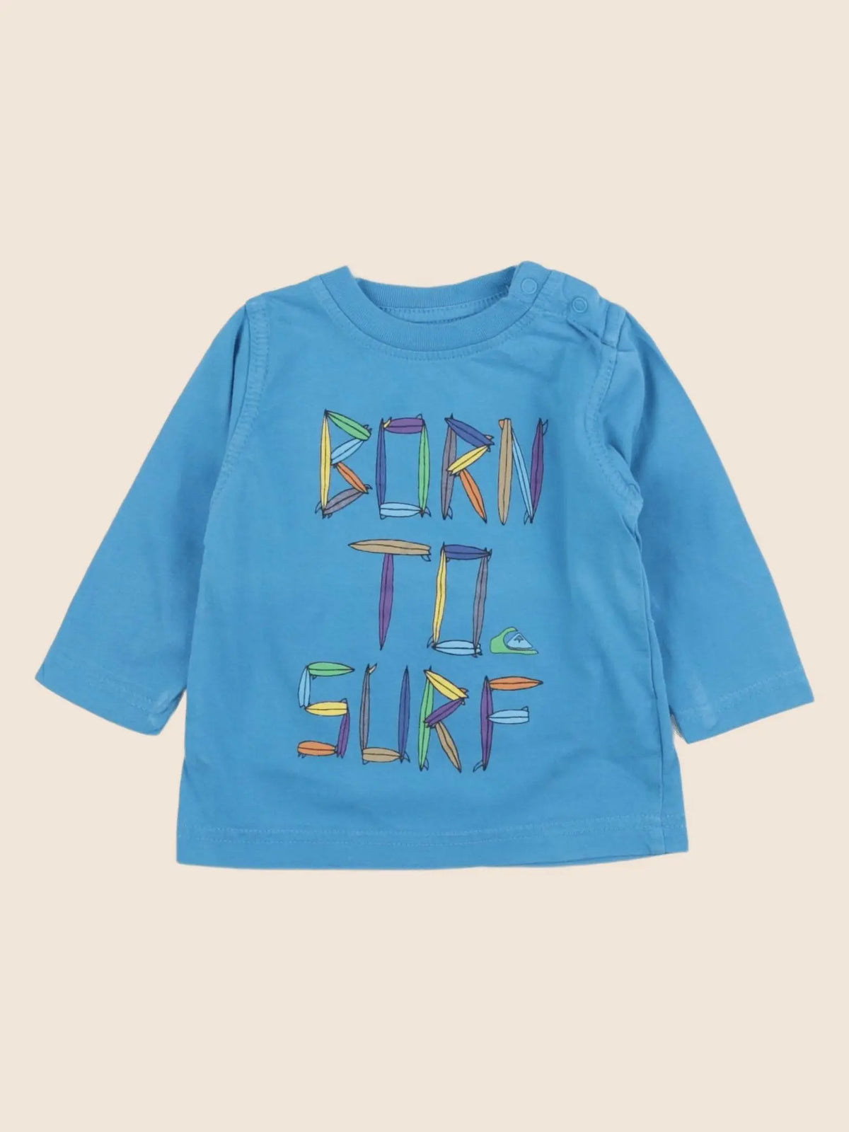 Quiksilver - tee-shirt bleu - 9 mois