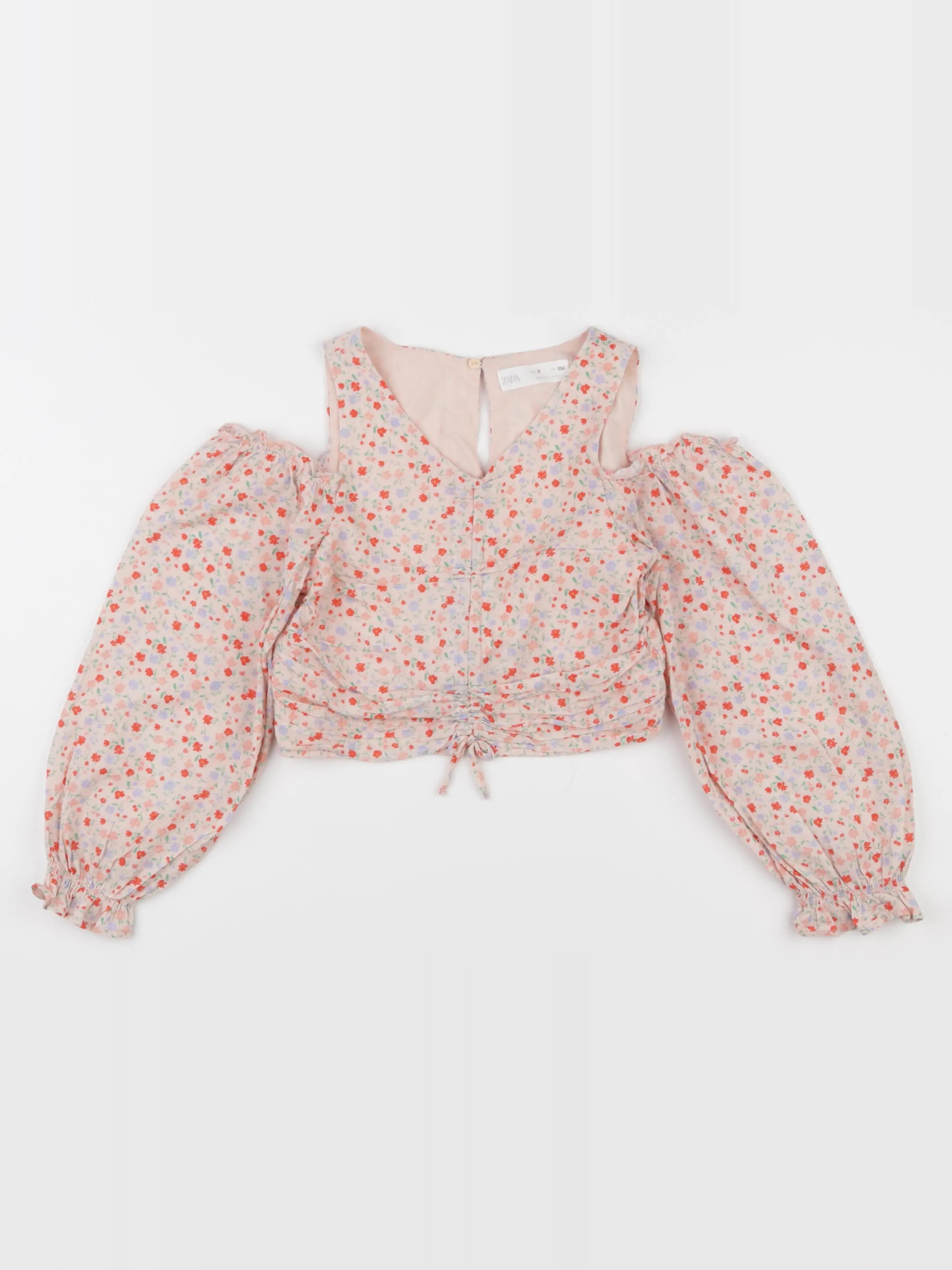 Zara - blouse rose - 9 ans