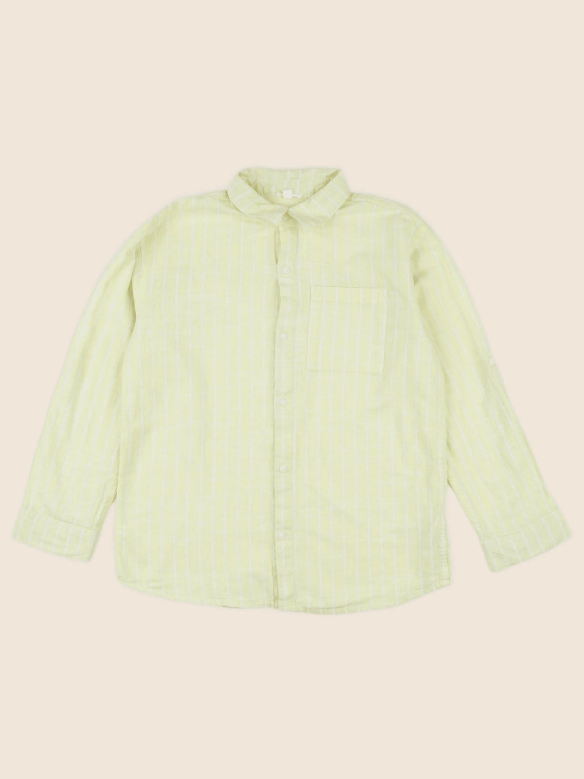 Vertbaudet - chemise jaune - 12 ans