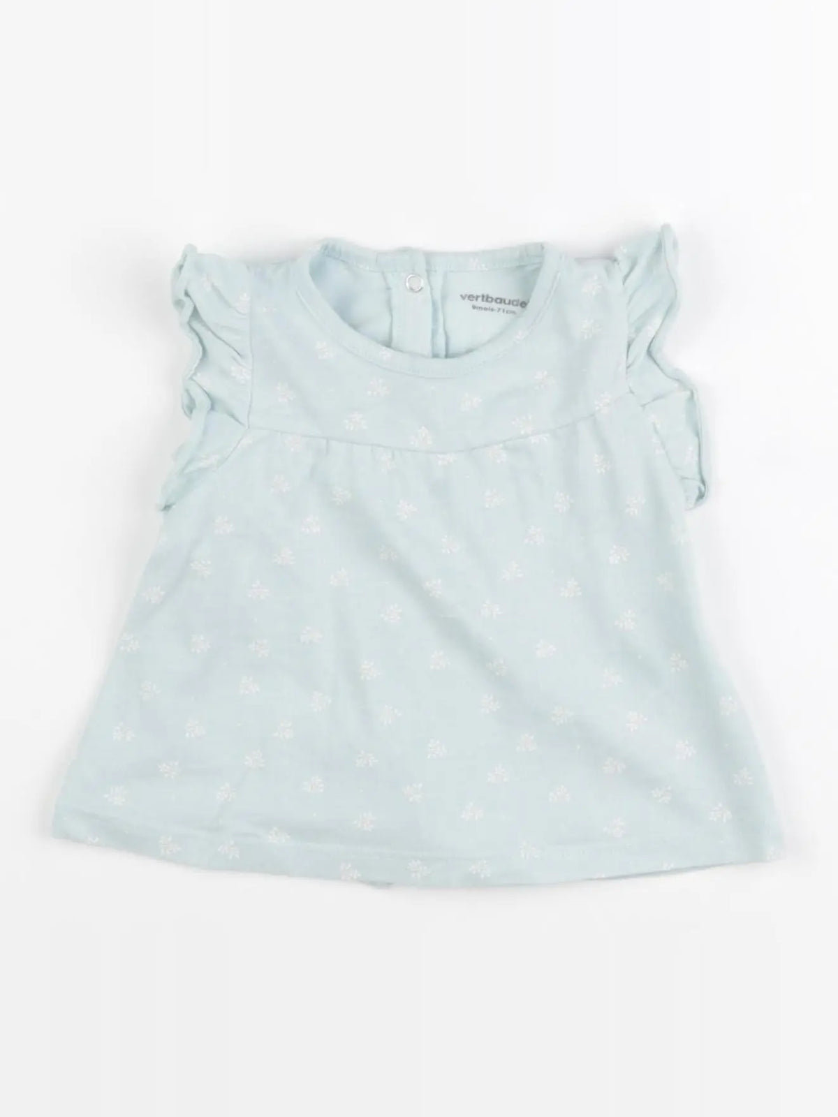 Vertbaudet - tee-shirt vert - 9 mois